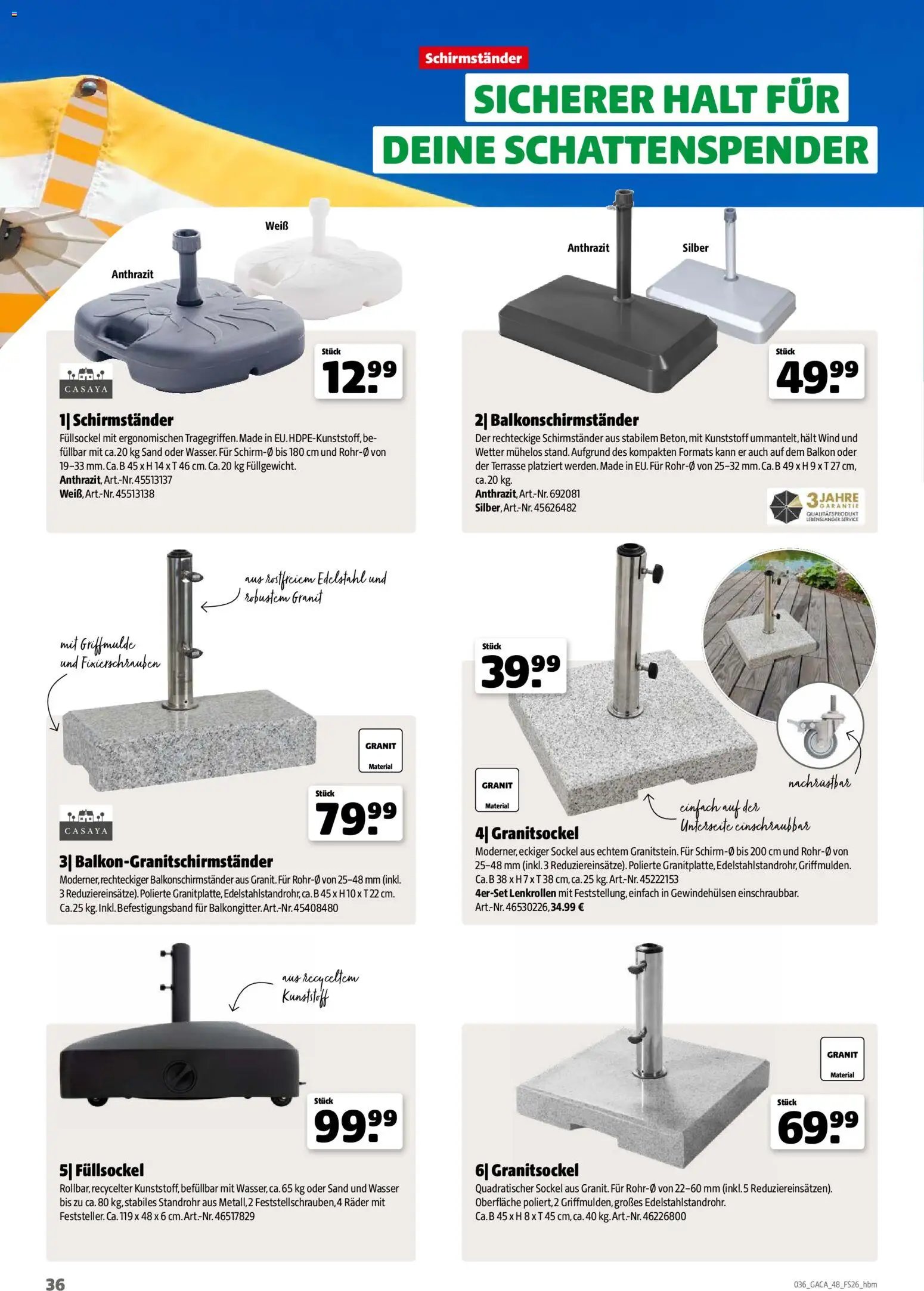 Hagebau Gartenmöbelsortiment (2026-03-02 - 2026-12-31)
