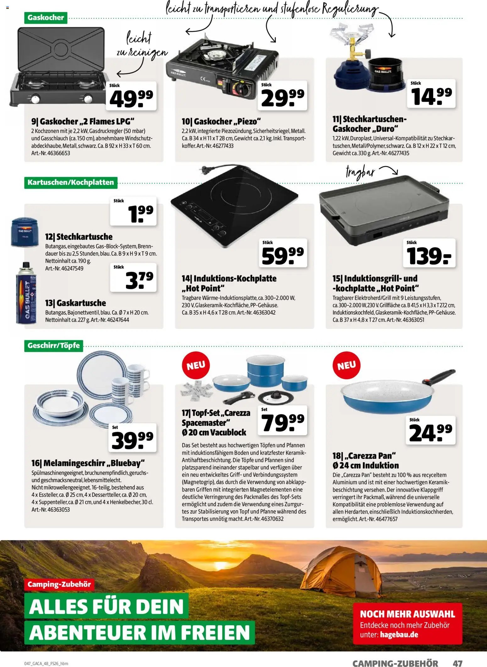 Hagebau Gartenmöbelsortiment