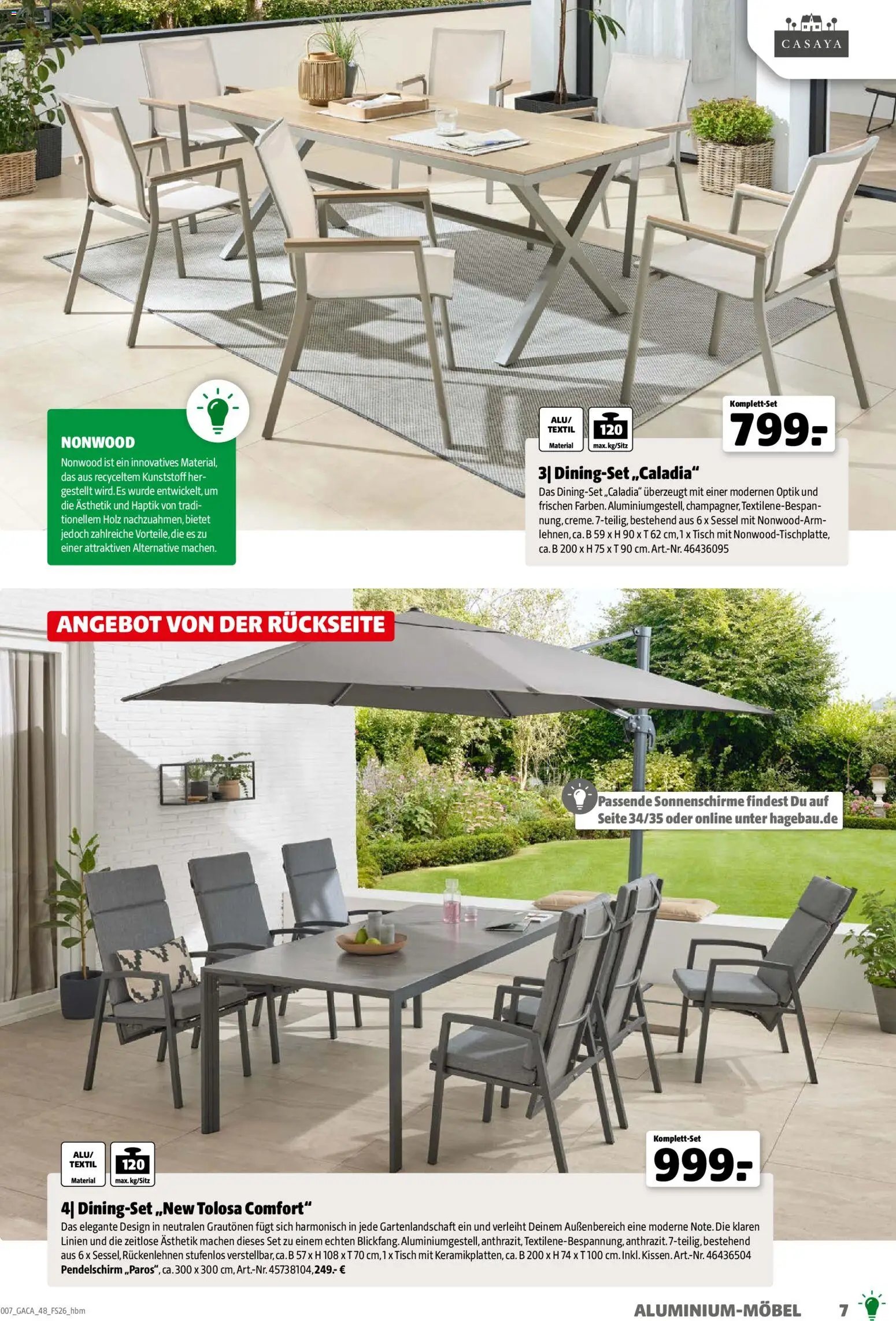 Hagebau Gartenmöbelsortiment (2026-03-02 - 2026-12-31)