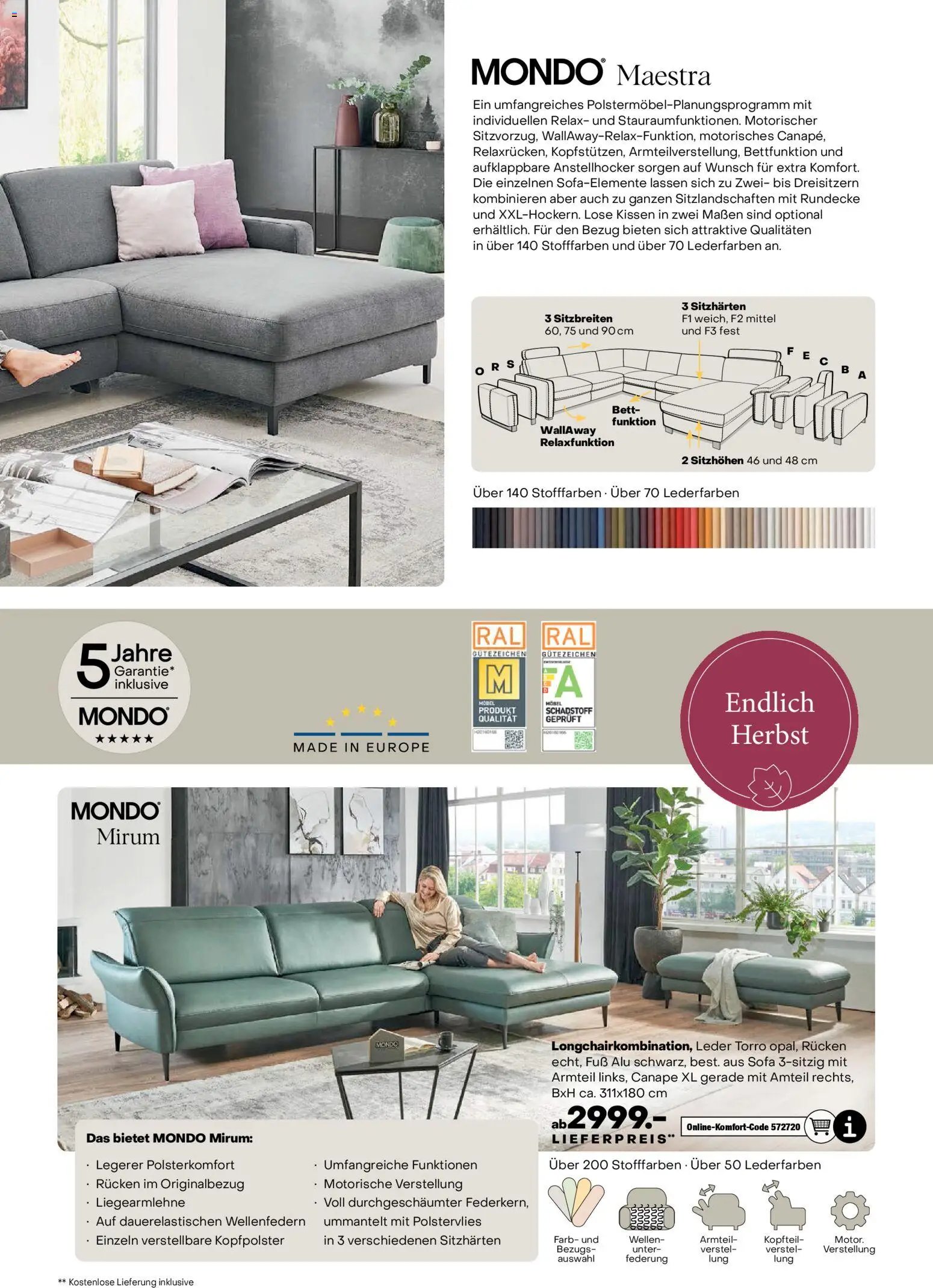 Ostermann Endlich Herbst MONDO Prospekt