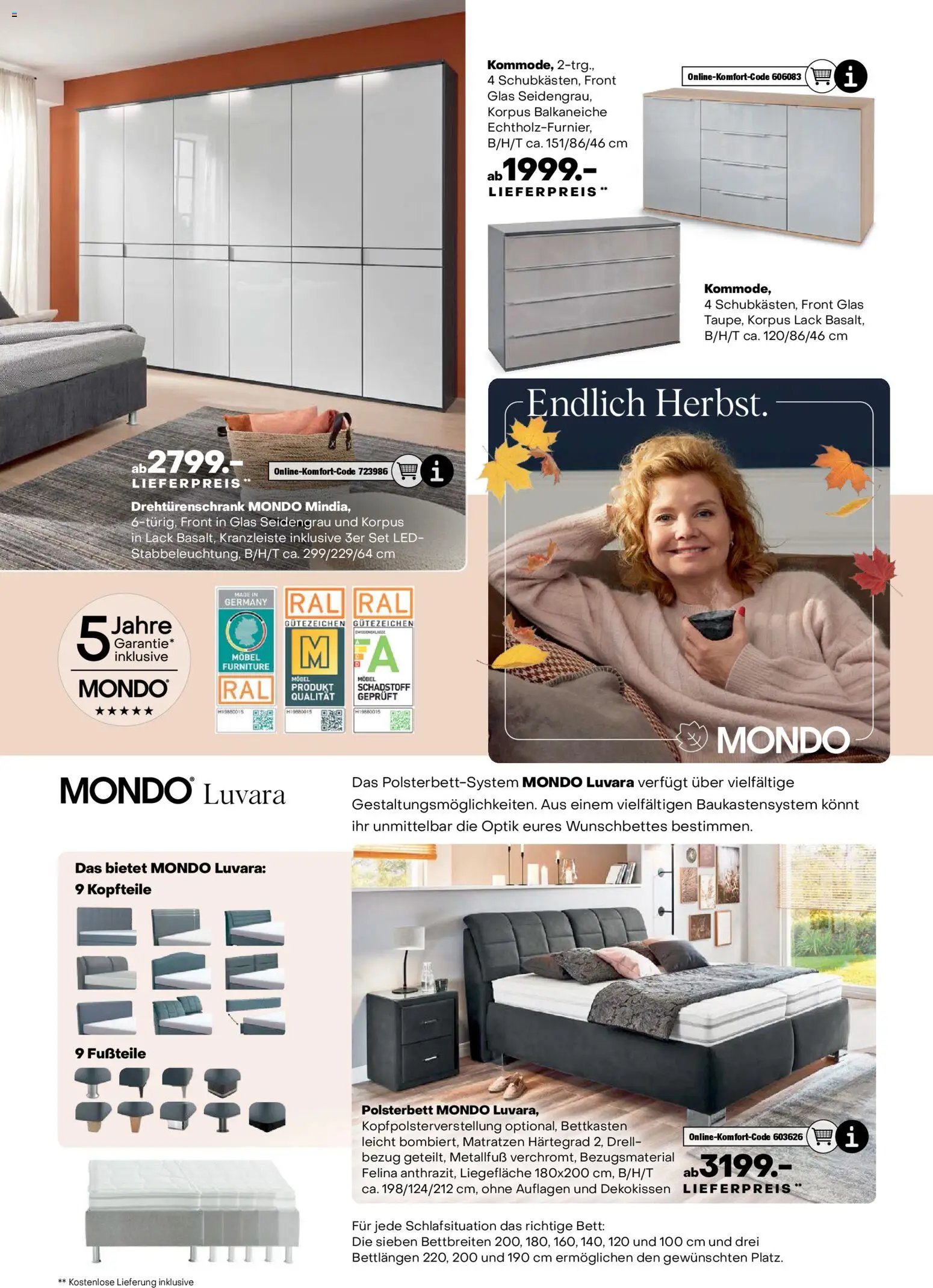 Ostermann Endlich Herbst MONDO Prospekt