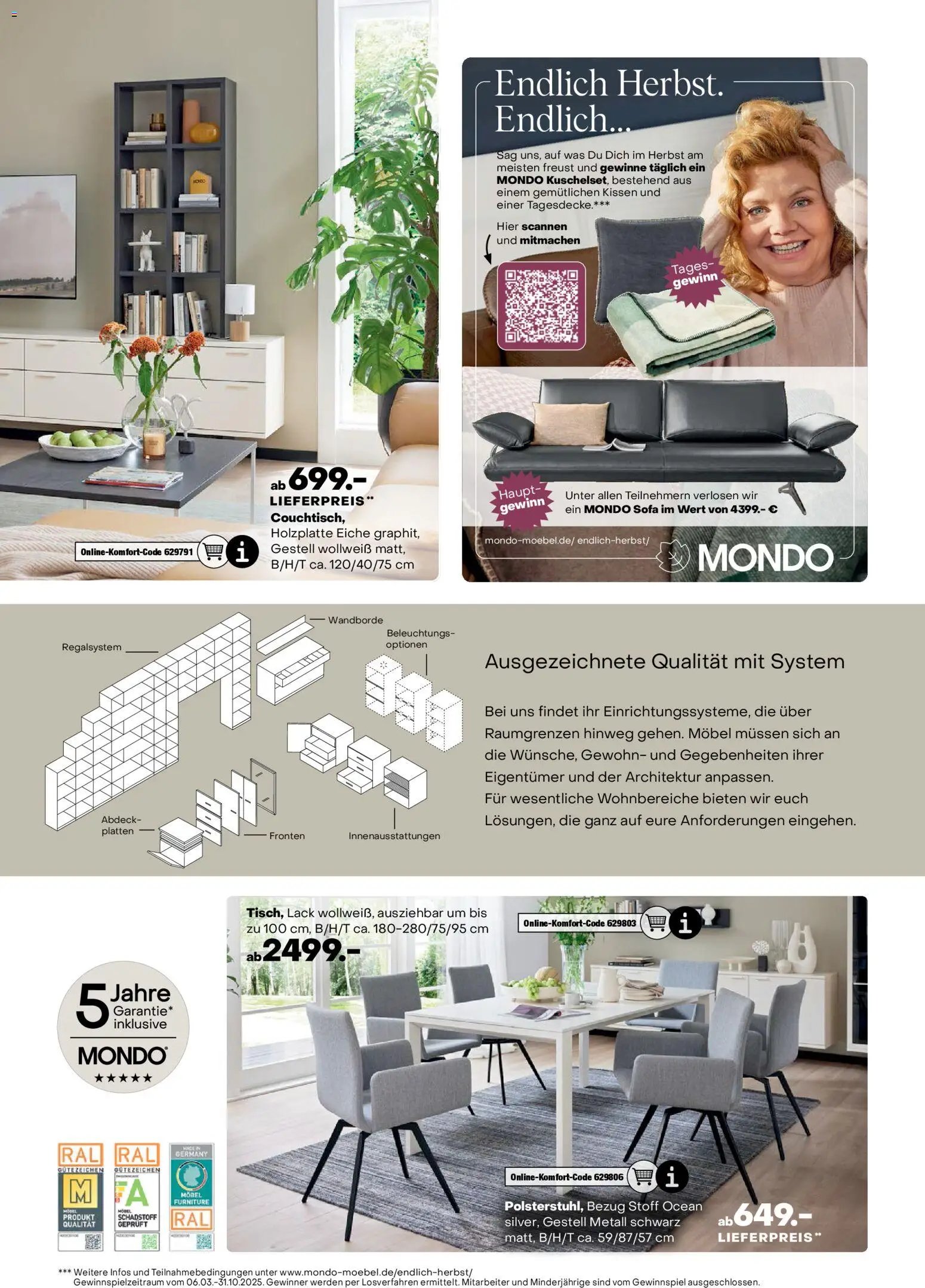 Ostermann Endlich Herbst MONDO Prospekt