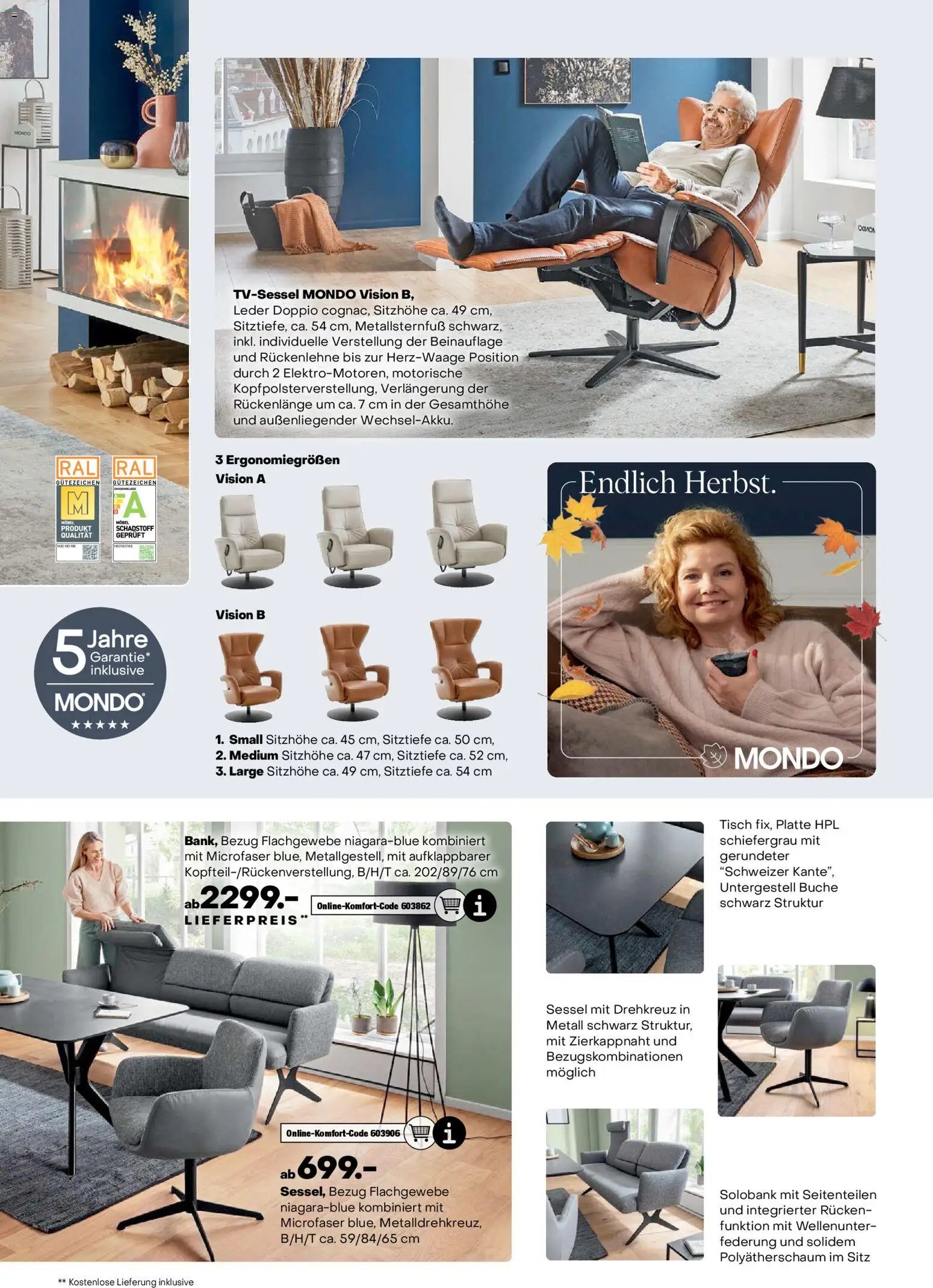 Ostermann Endlich Herbst MONDO Prospekt