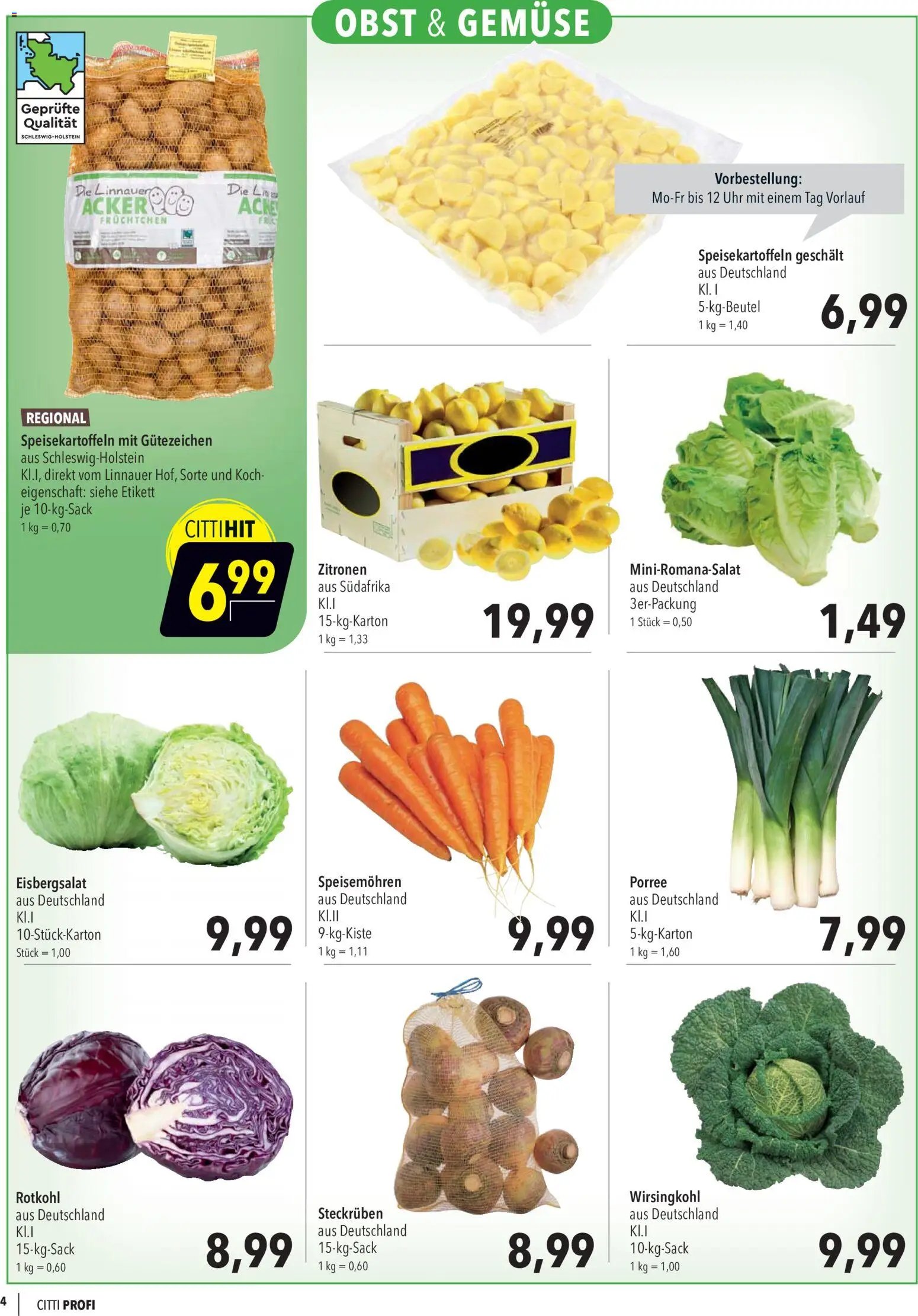 CITTI Markt Aktuelle Angebote für Profis