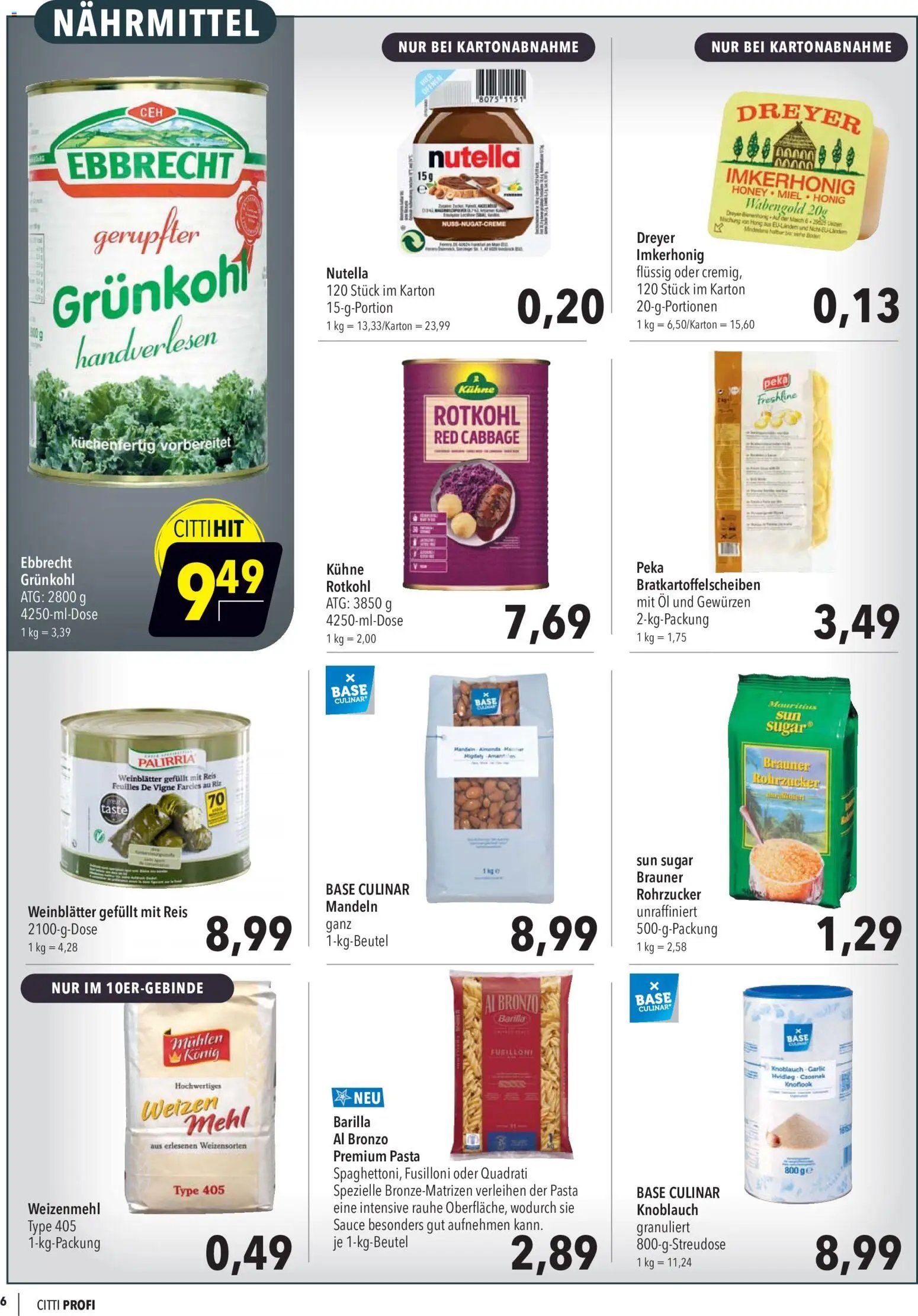 CITTI Markt Aktuelle Angebote für Profis