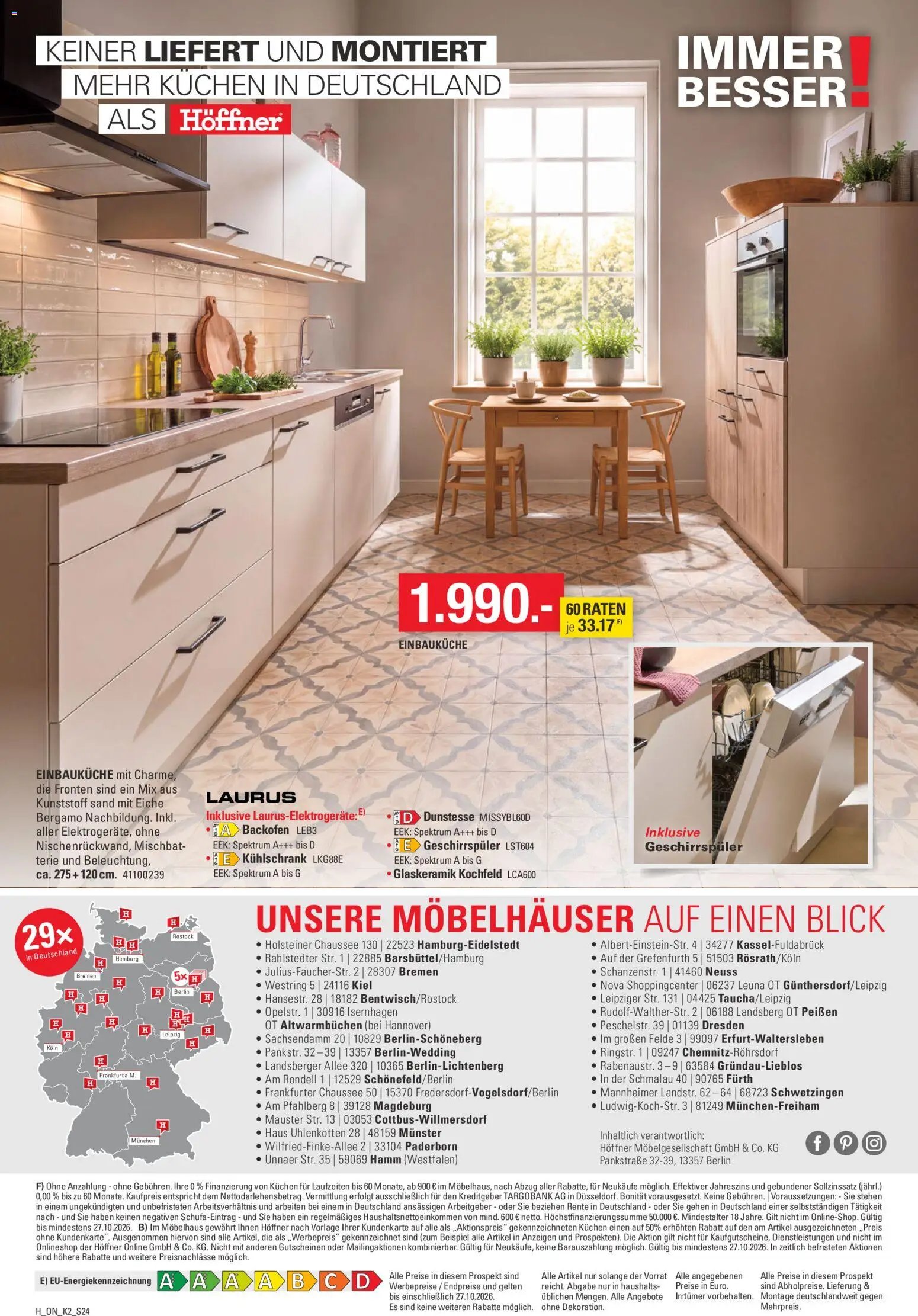 Höffner Prospekt KüchenSpezial