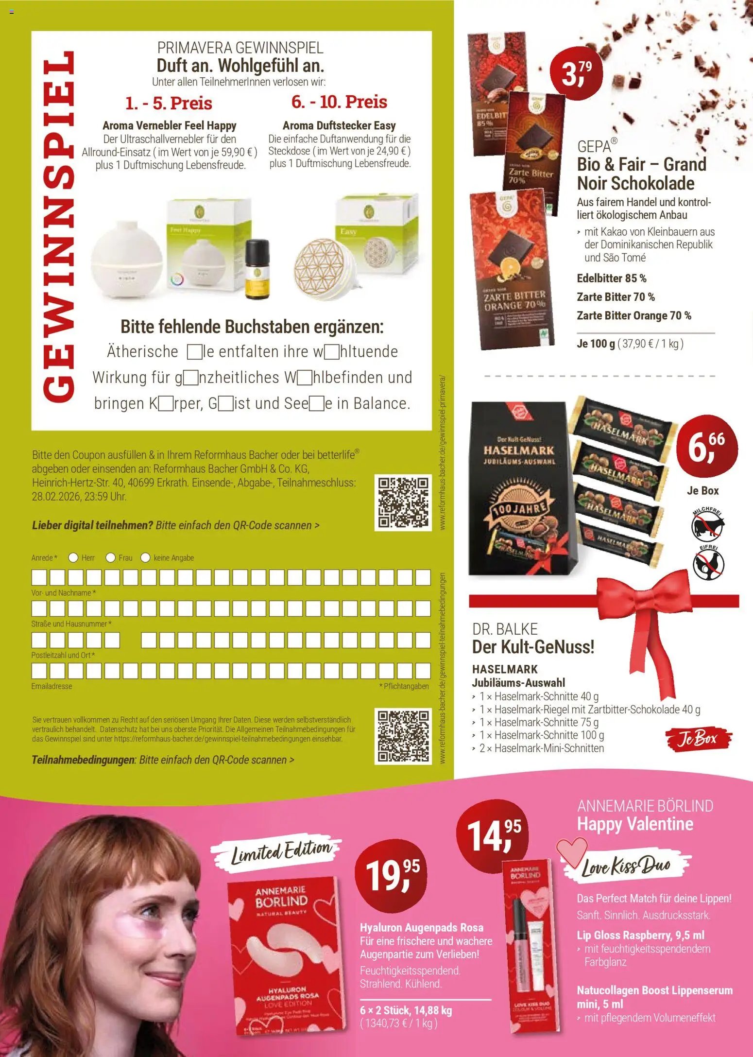 Reformhaus Bacher Prospekt 	