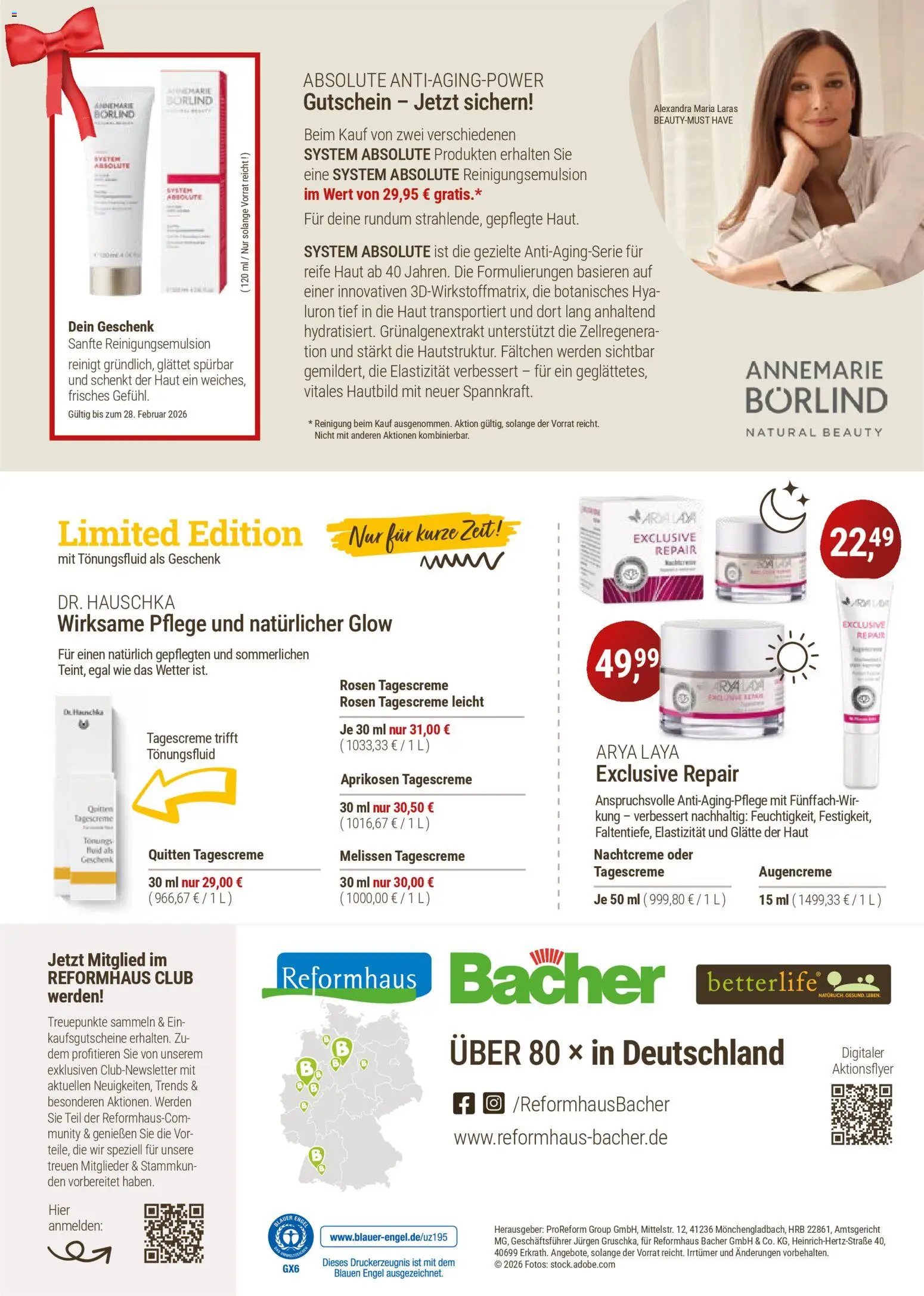 Reformhaus Bacher Prospekt 	