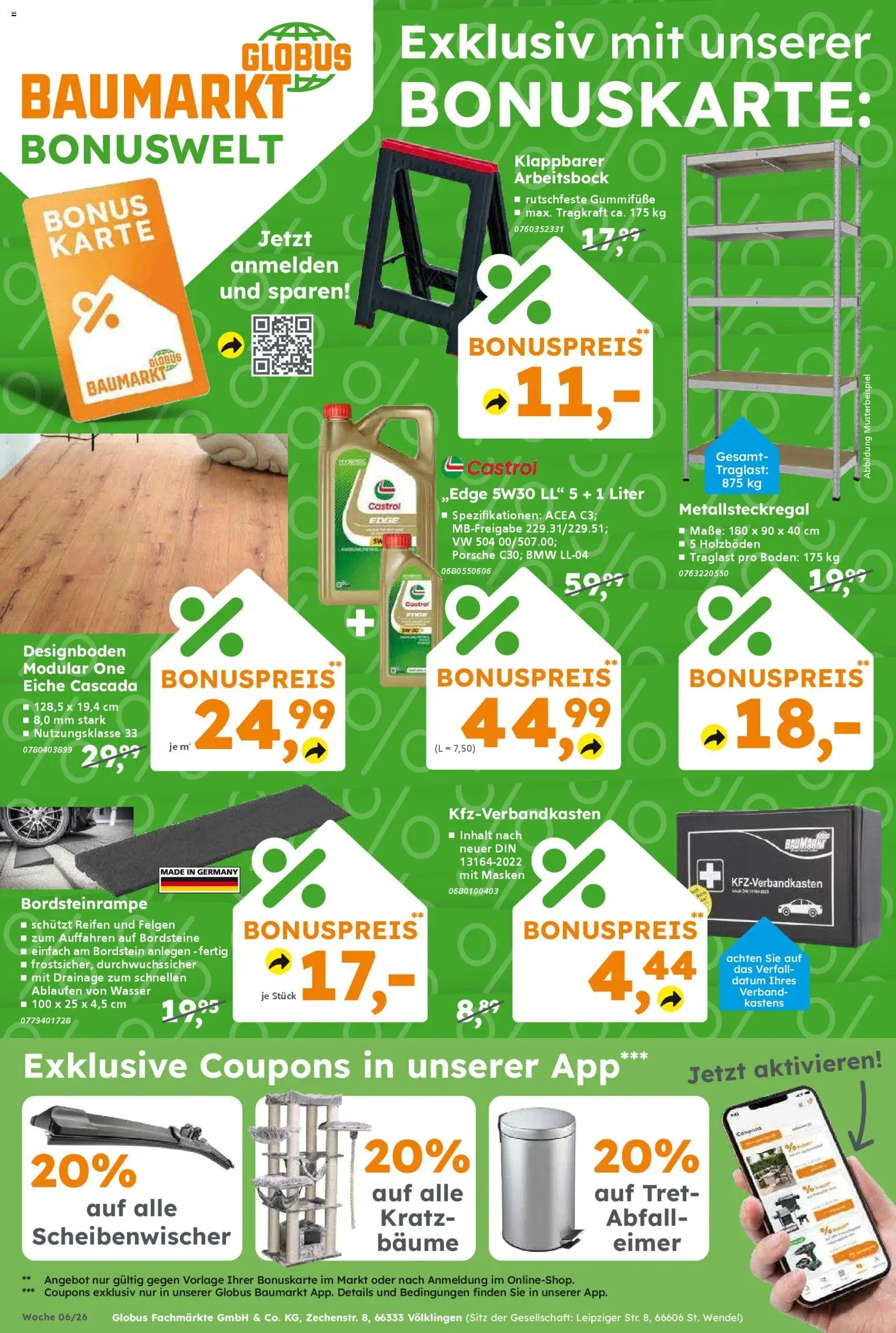 Globus Baumarkt prospekt Dietzenbach	