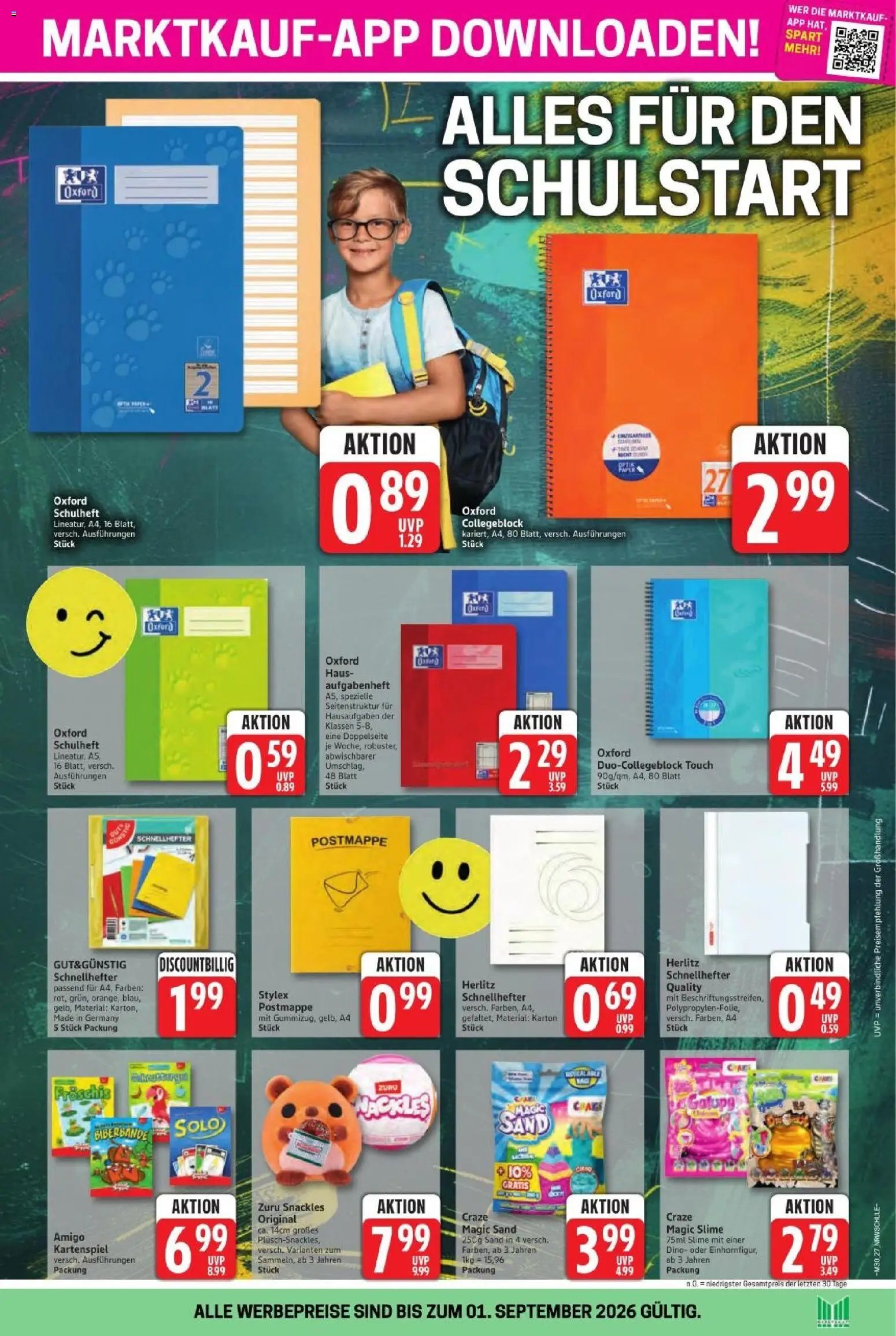 Marktkauf  Schulstart 2026