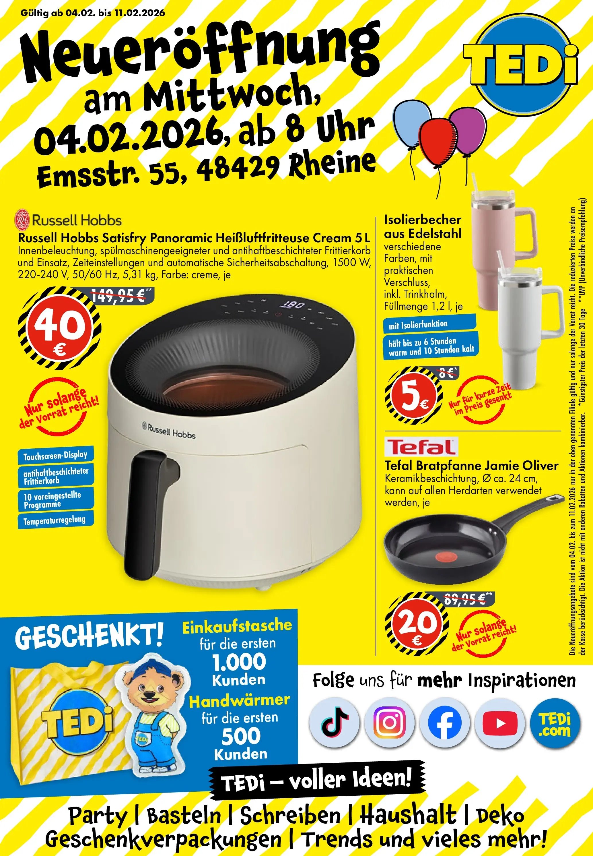 TEDi - TEDi Neueröffnung Rheine