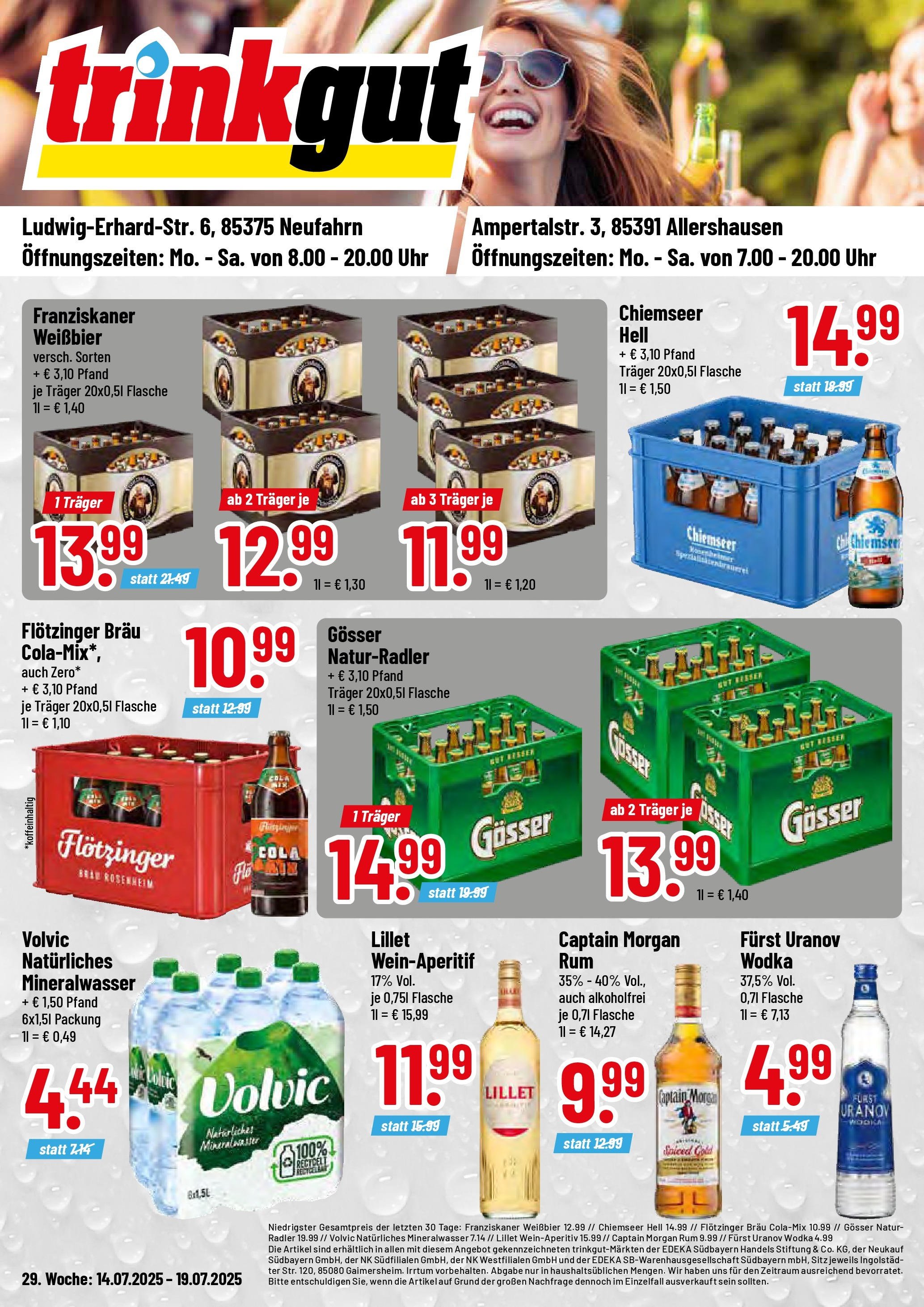 Trinkgut prospekt Allershausen	 (2025-07-13 - 2025-07-19) | 1