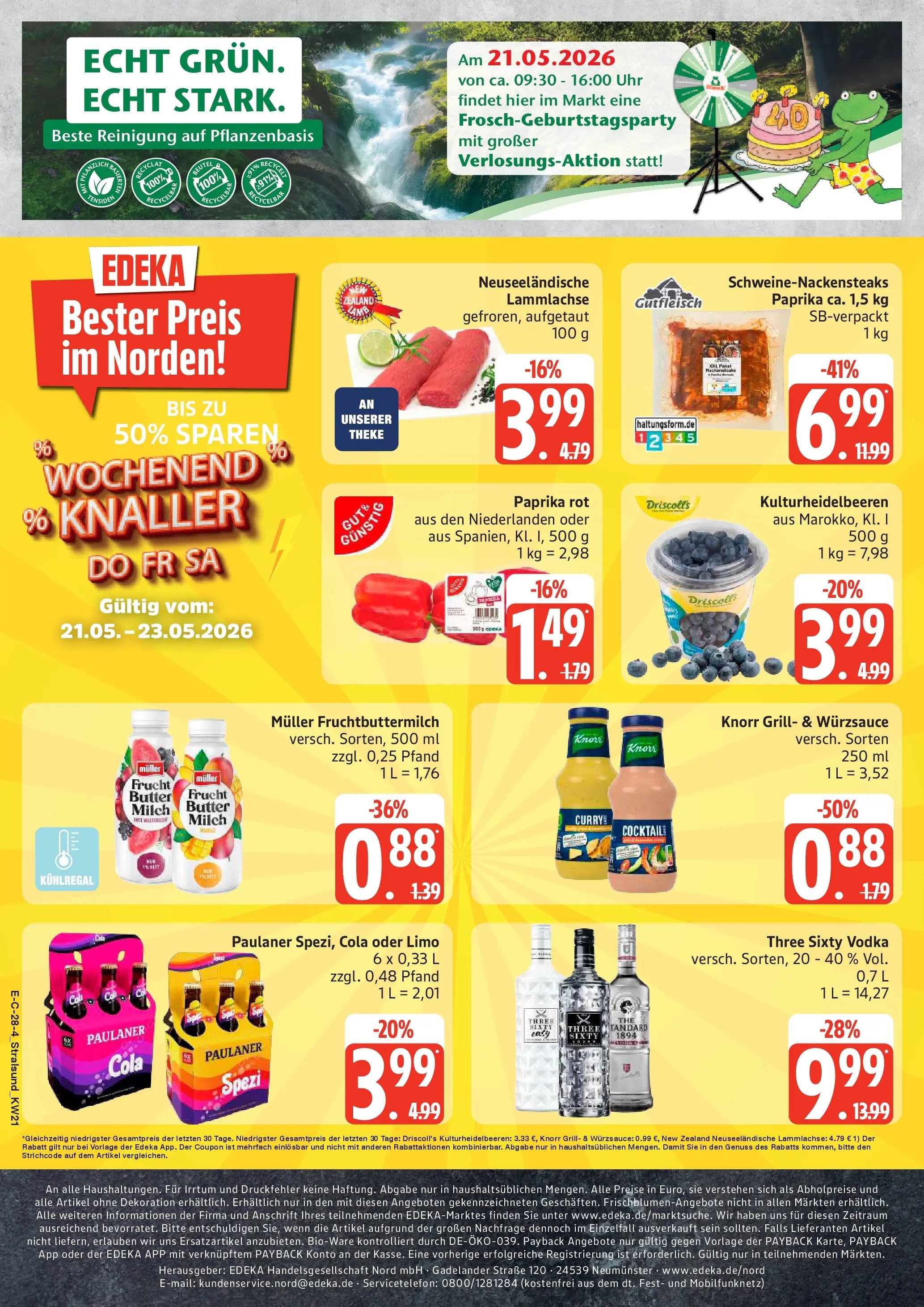 Edeka prospekt Stralsund	