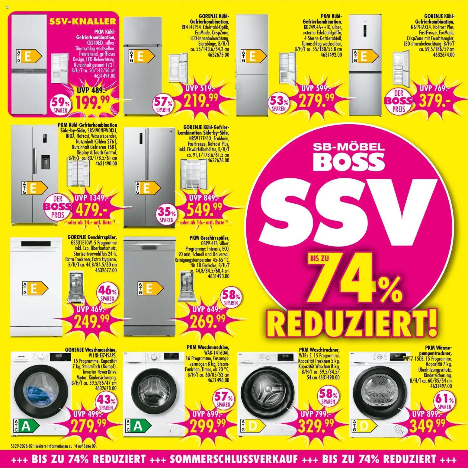 SB Möbel Boss Prospekt Jena