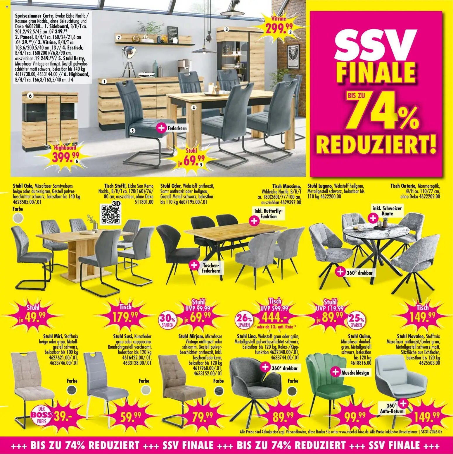 SB Möbel Boss Prospekt