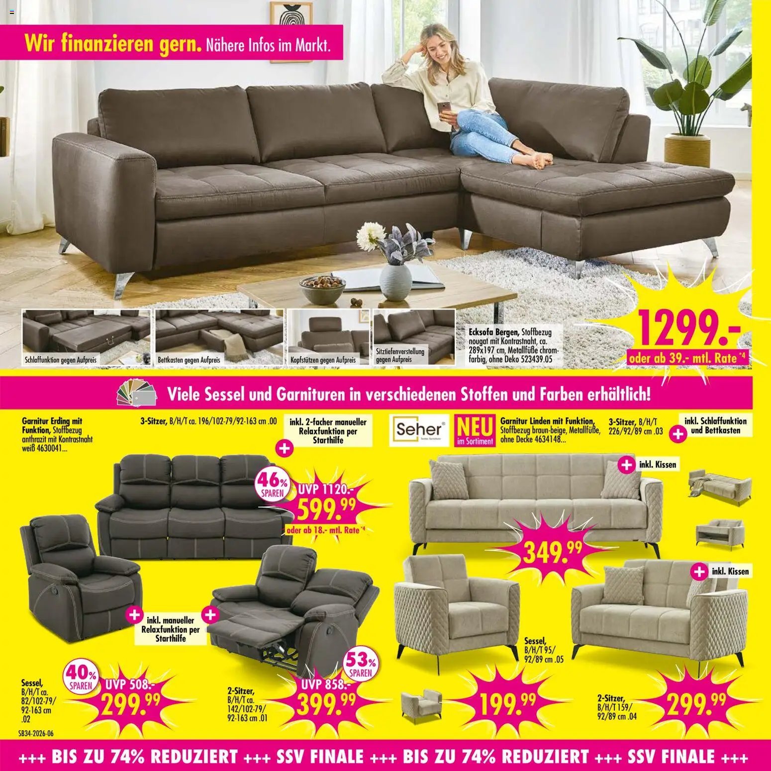 SB Möbel Boss Prospekt