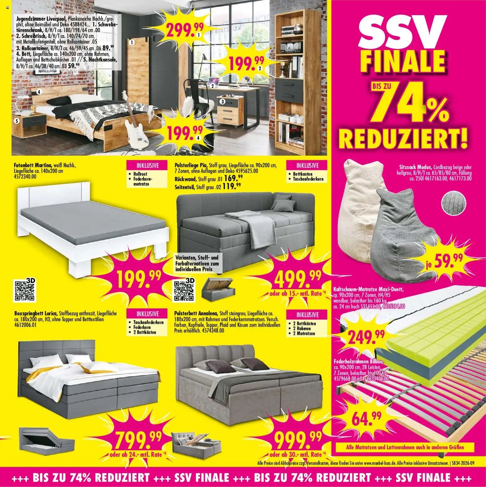 SB Möbel Boss Prospekt