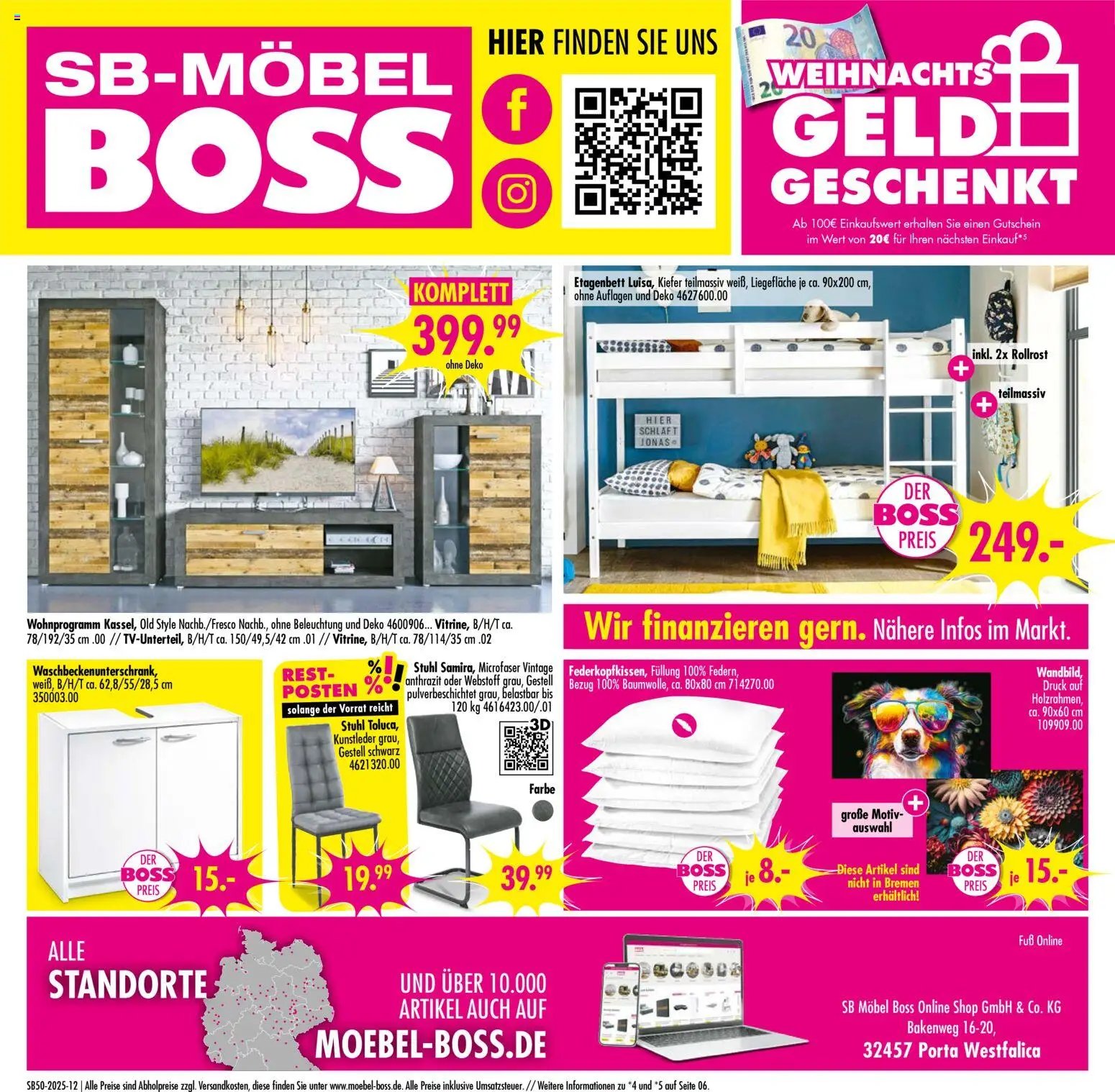 SB Möbel Boss Prospekt 	 (2025-12-06 - 2025-12-12)