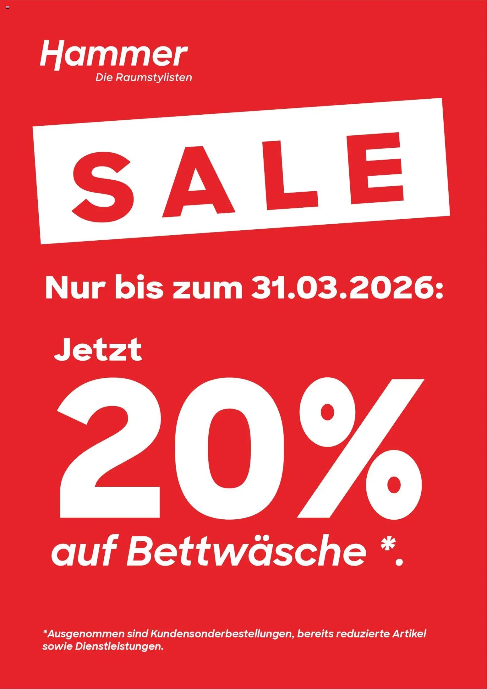 Hammer Zuhause Prospekt 	