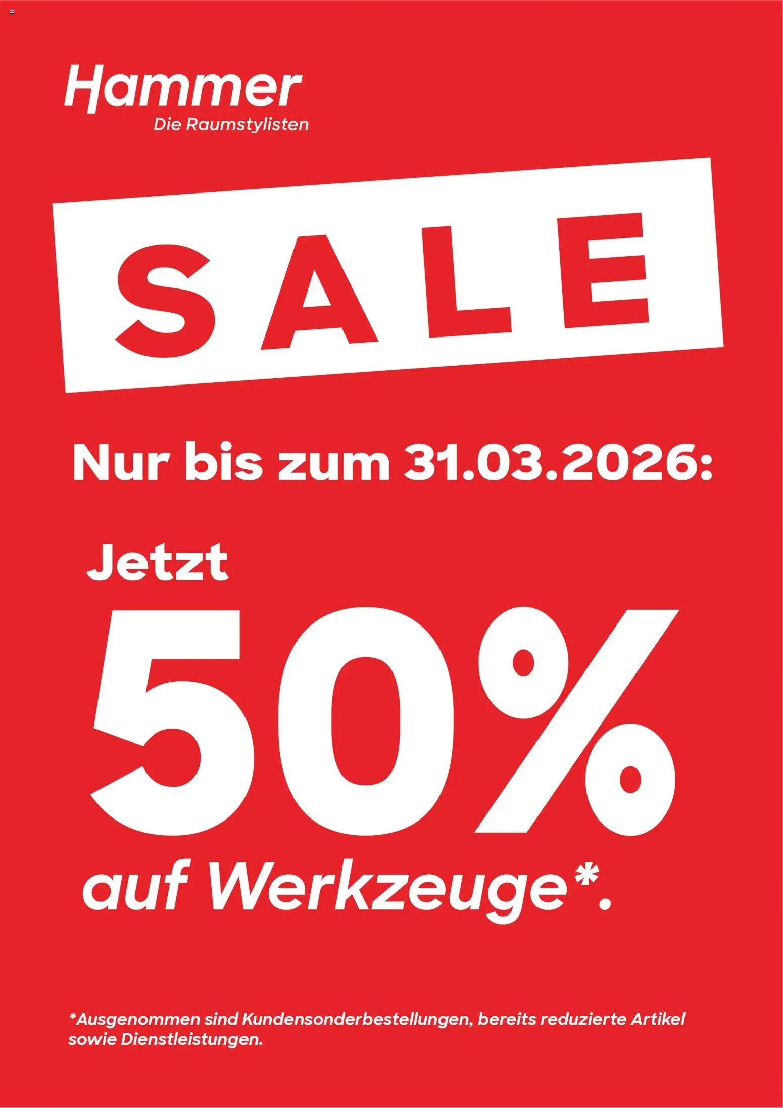 Hammer Zuhause Prospekt 	