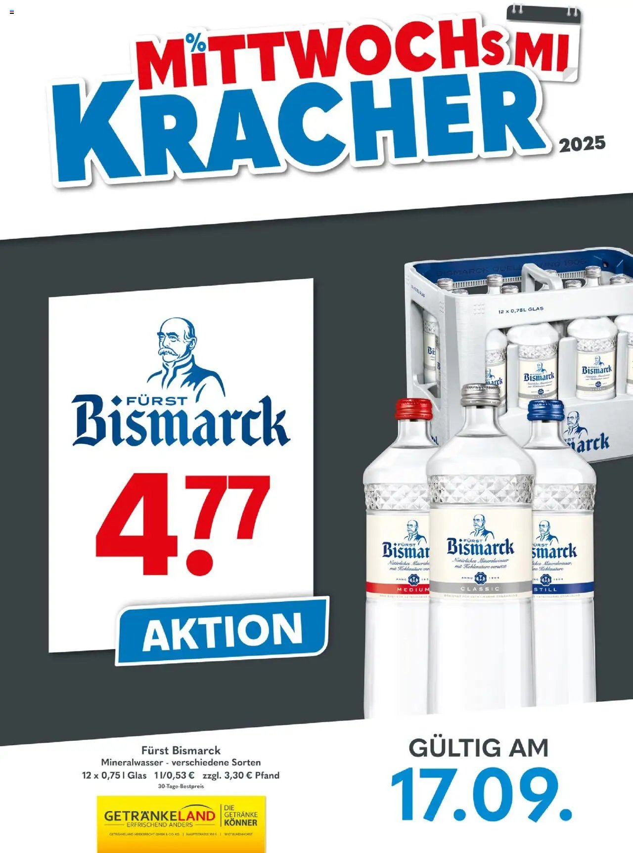 Getränkeland Mittwochs Kracher (2025-09-17 - 2025-09-17) | 1