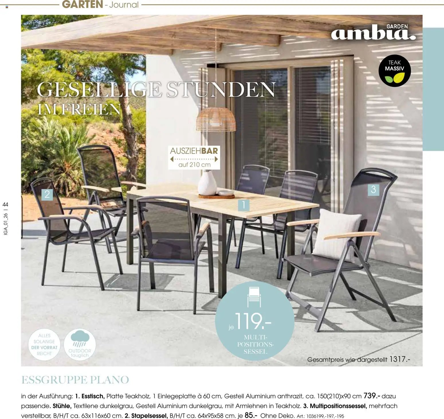 Zurbrüggen Sommer 2026 (2026-03-19 - 2026-08-31)