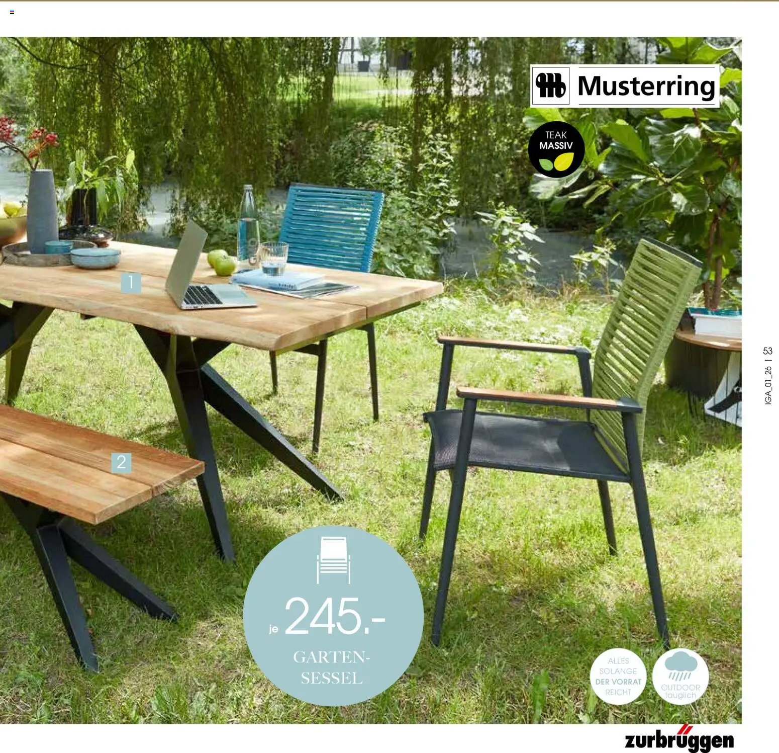 Zurbrüggen Sommer 2026 (2026-03-19 - 2026-08-31)