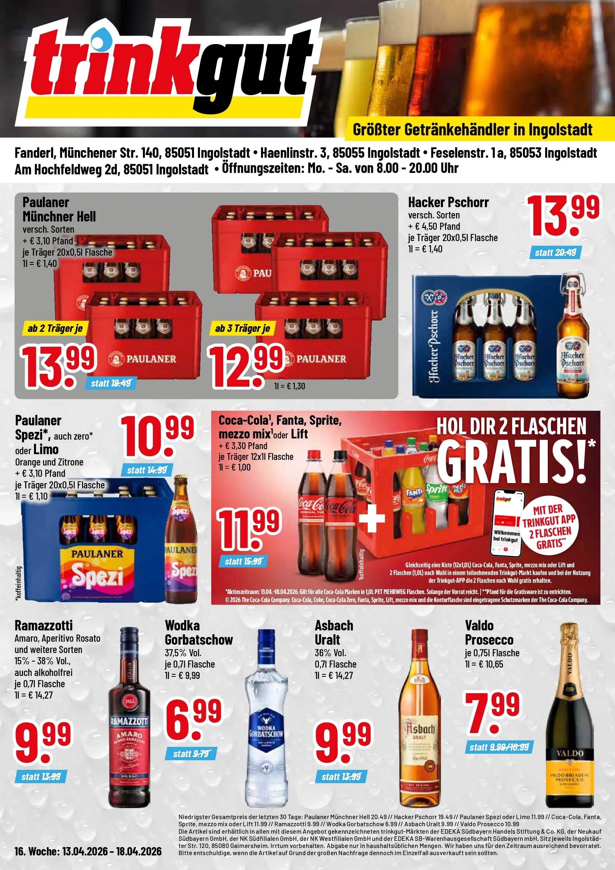 Trinkgut Prospekt Ingolstadt	