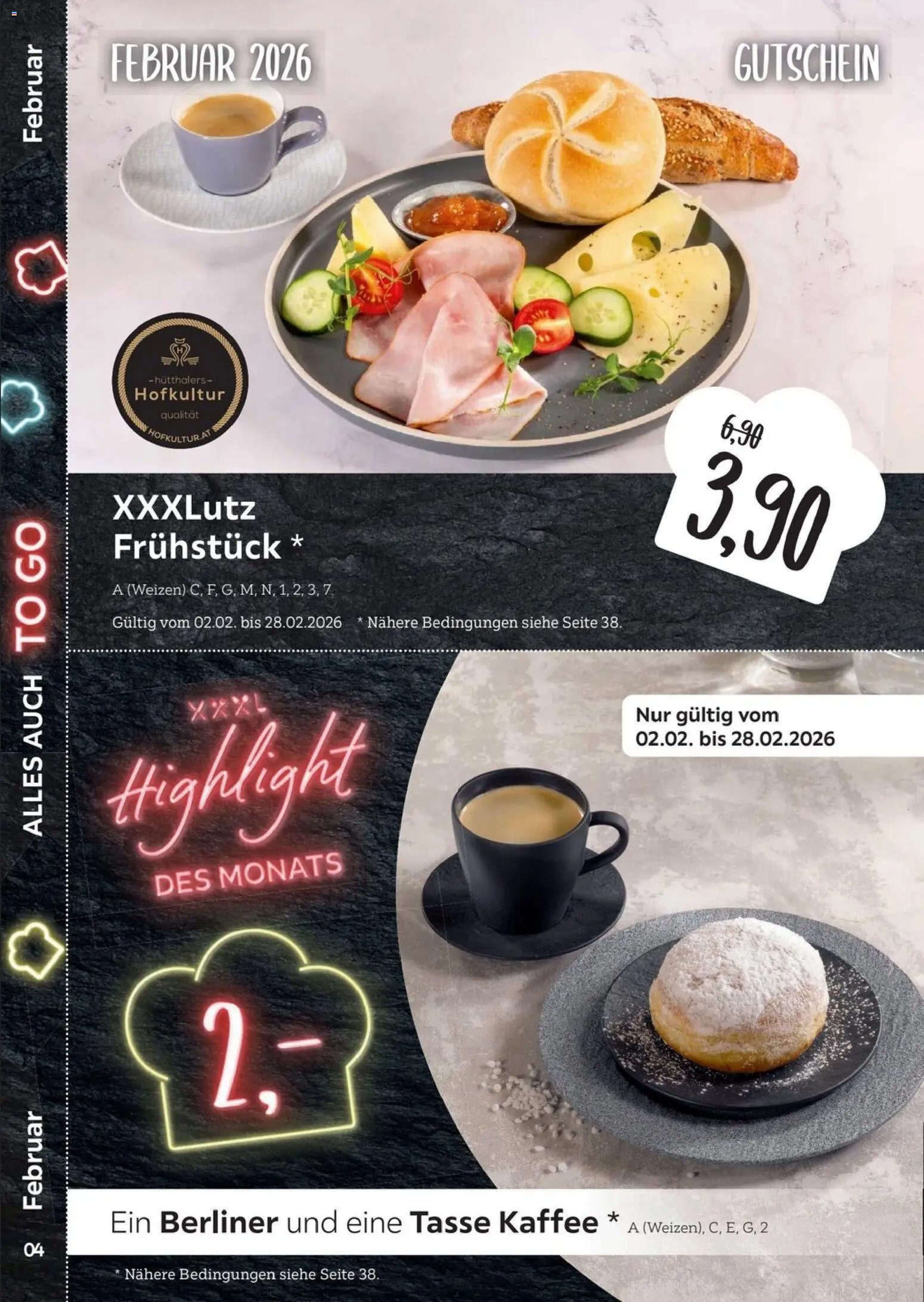 XXXL Lutz Restaurantgutscheine