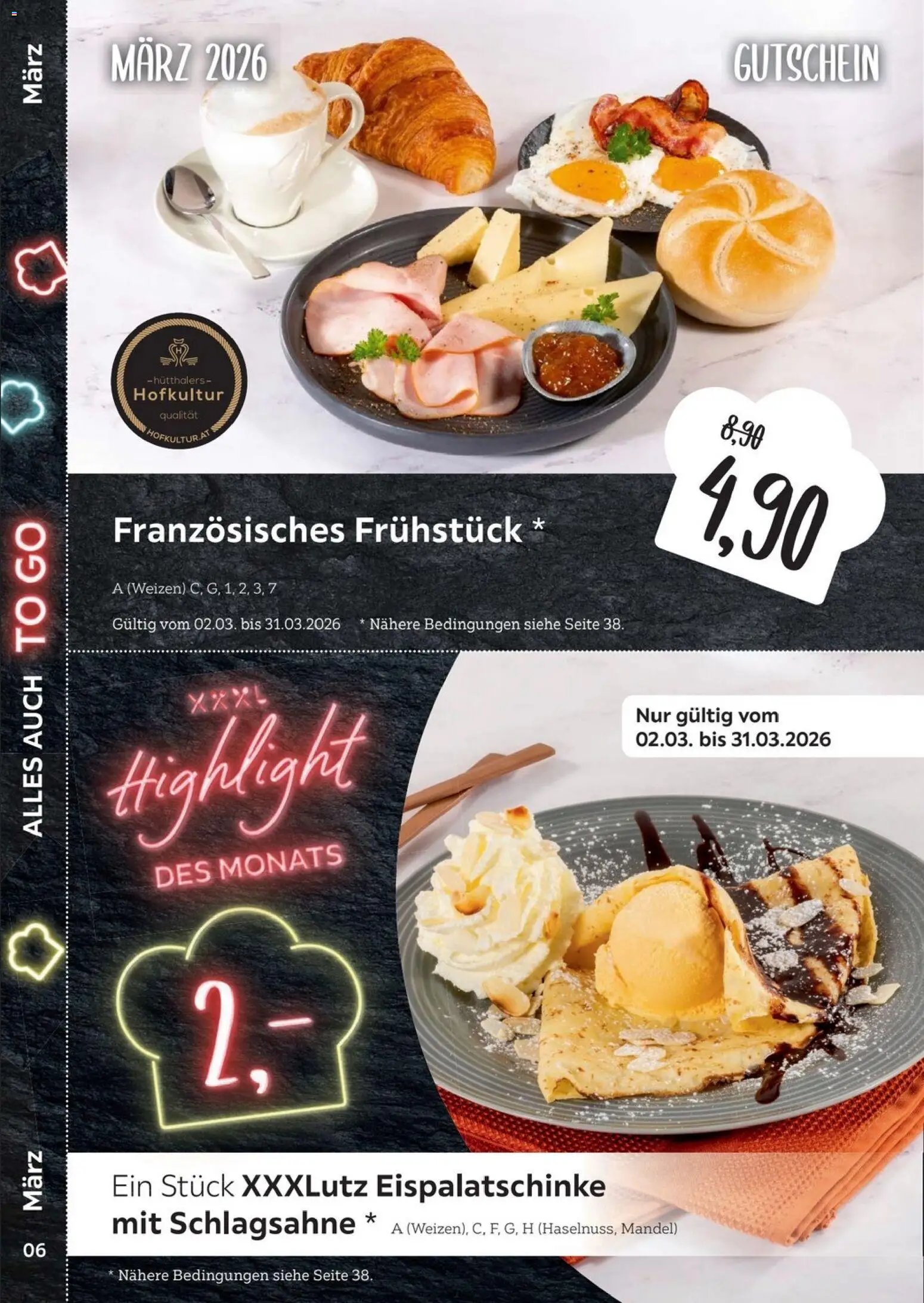 XXXL Lutz Restaurantgutscheine