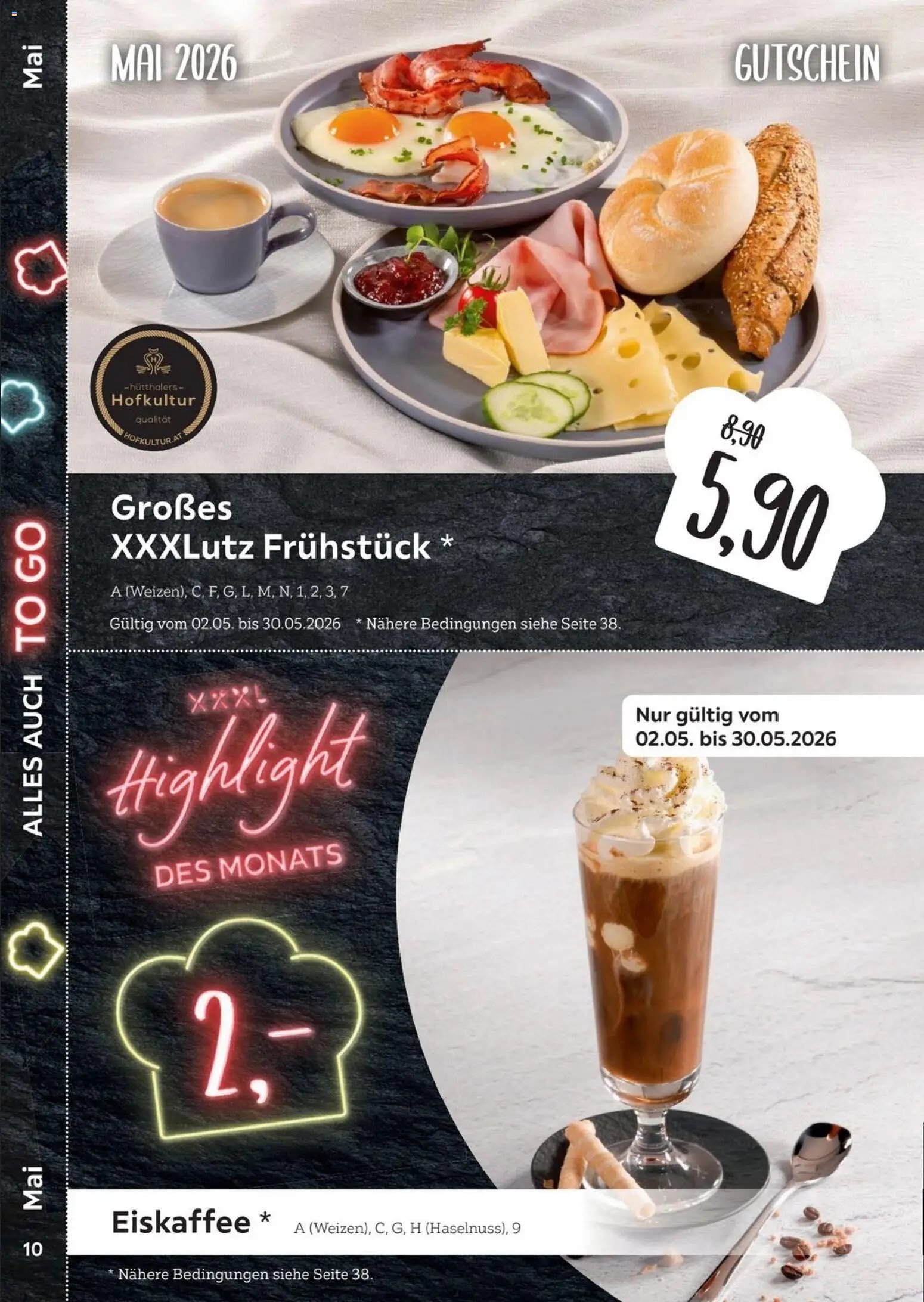 XXXL Lutz Restaurantgutscheine
