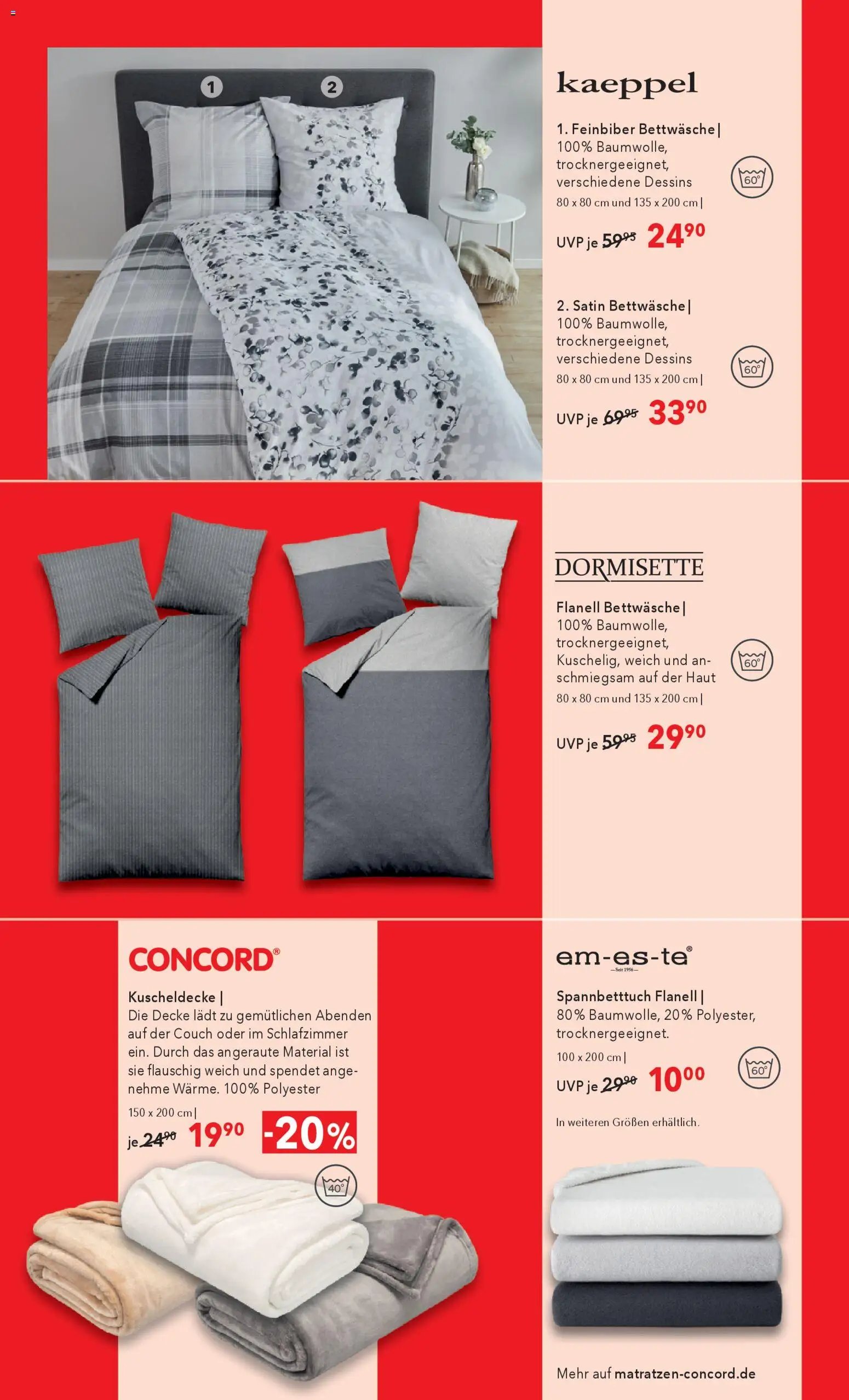 Matratzen Concord Prospekt 	