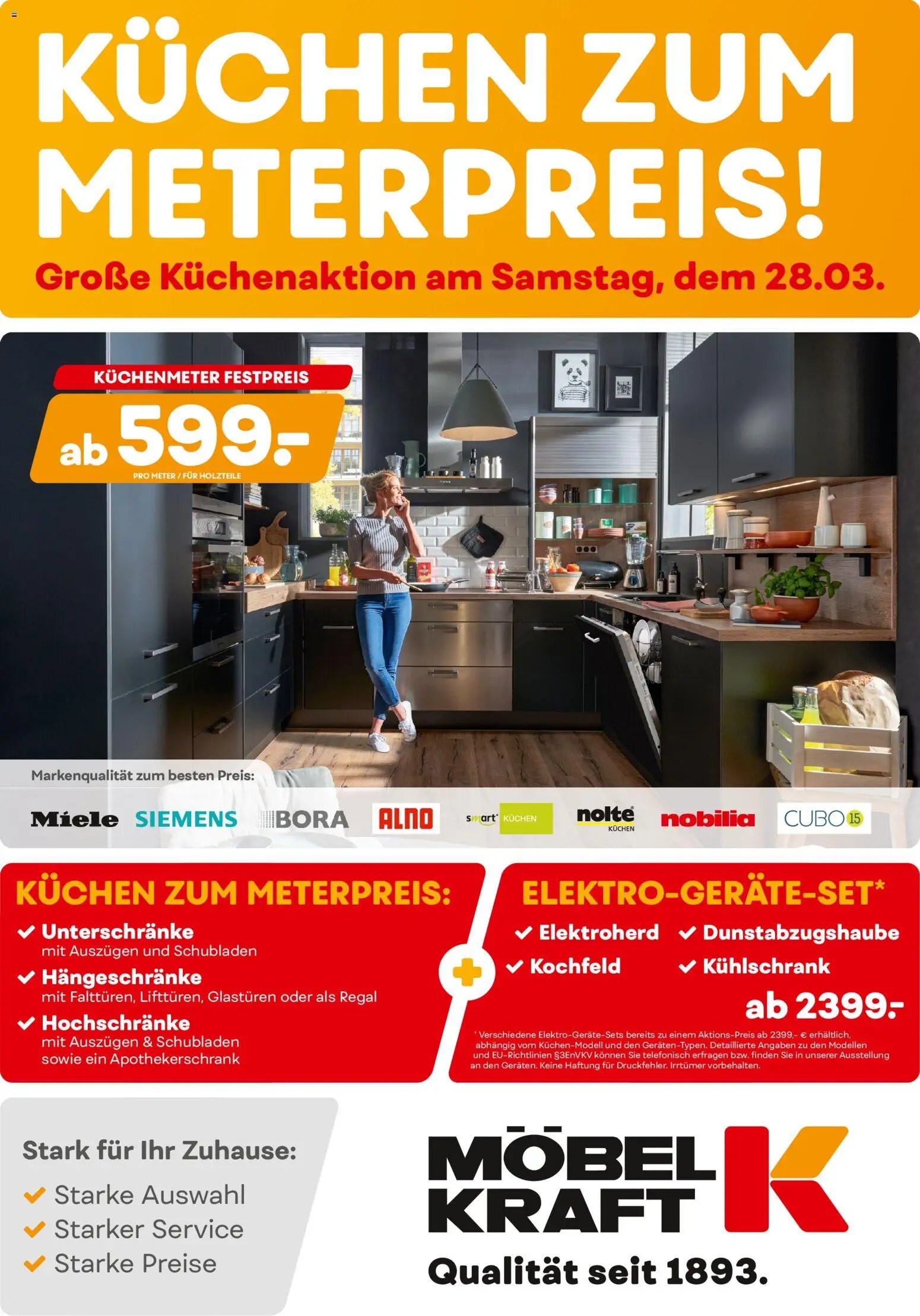 Möbel Kraft Küchen-Inhouse-Messe Berlin
