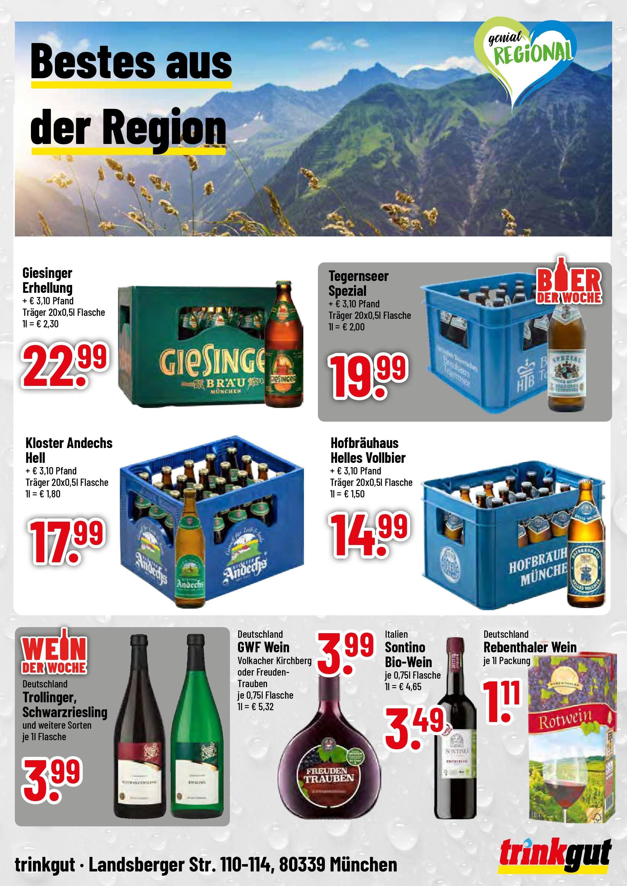 Trinkgut prospekt München	 (2025-07-13 - 2025-07-19) | 2