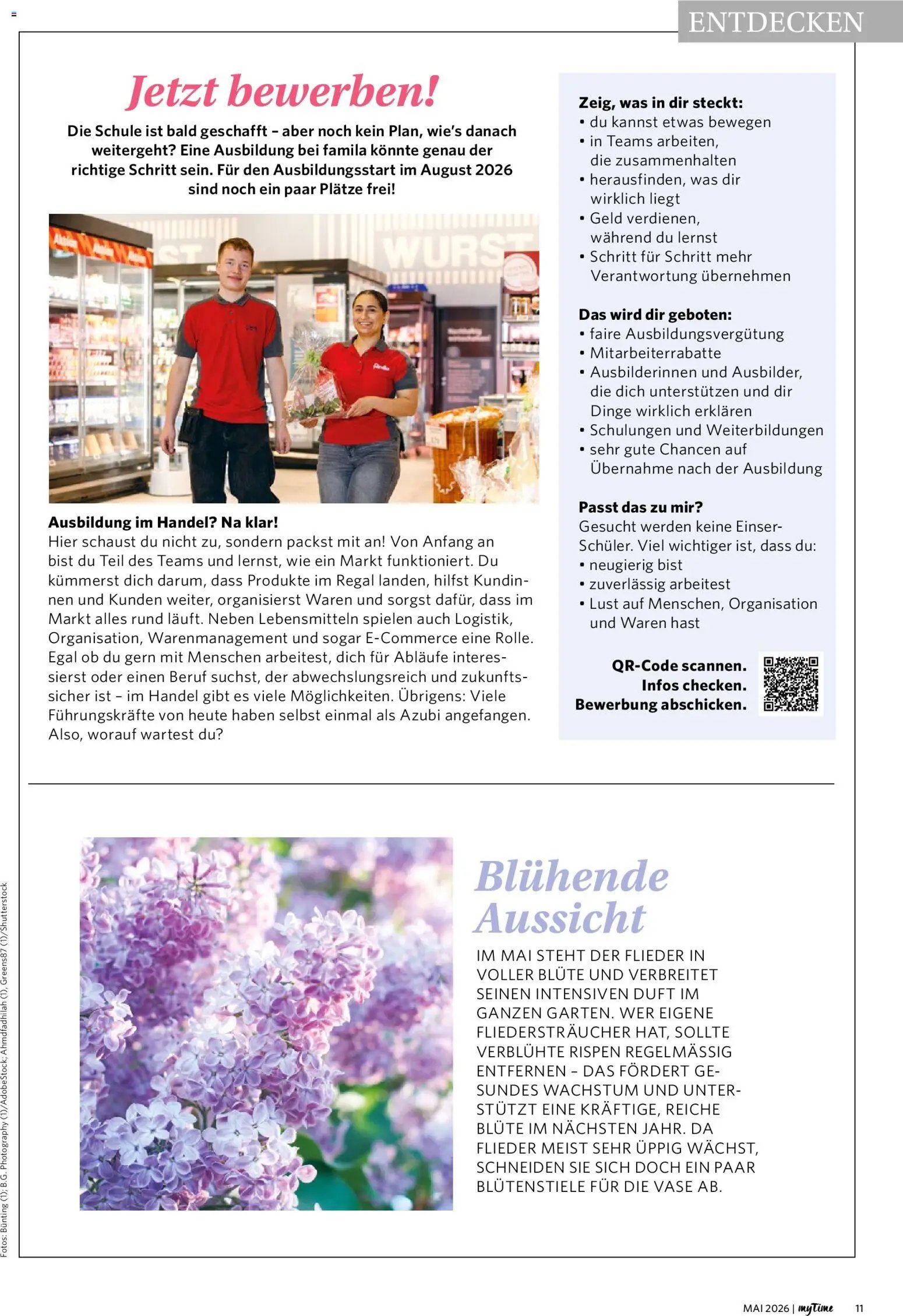 Famila Nordwest myTime Mai 2026
