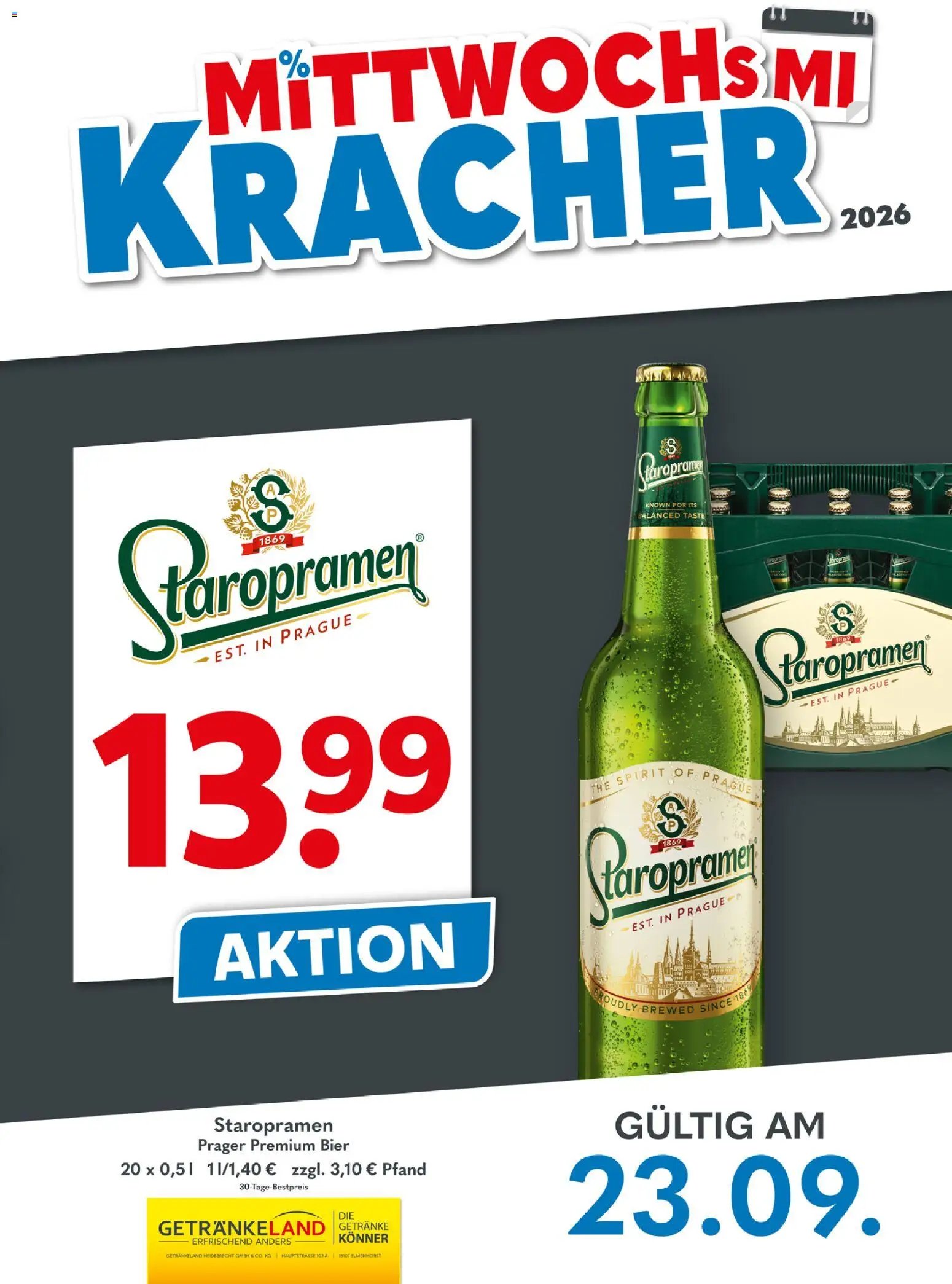 Getränkeland Mittwochs Kracher