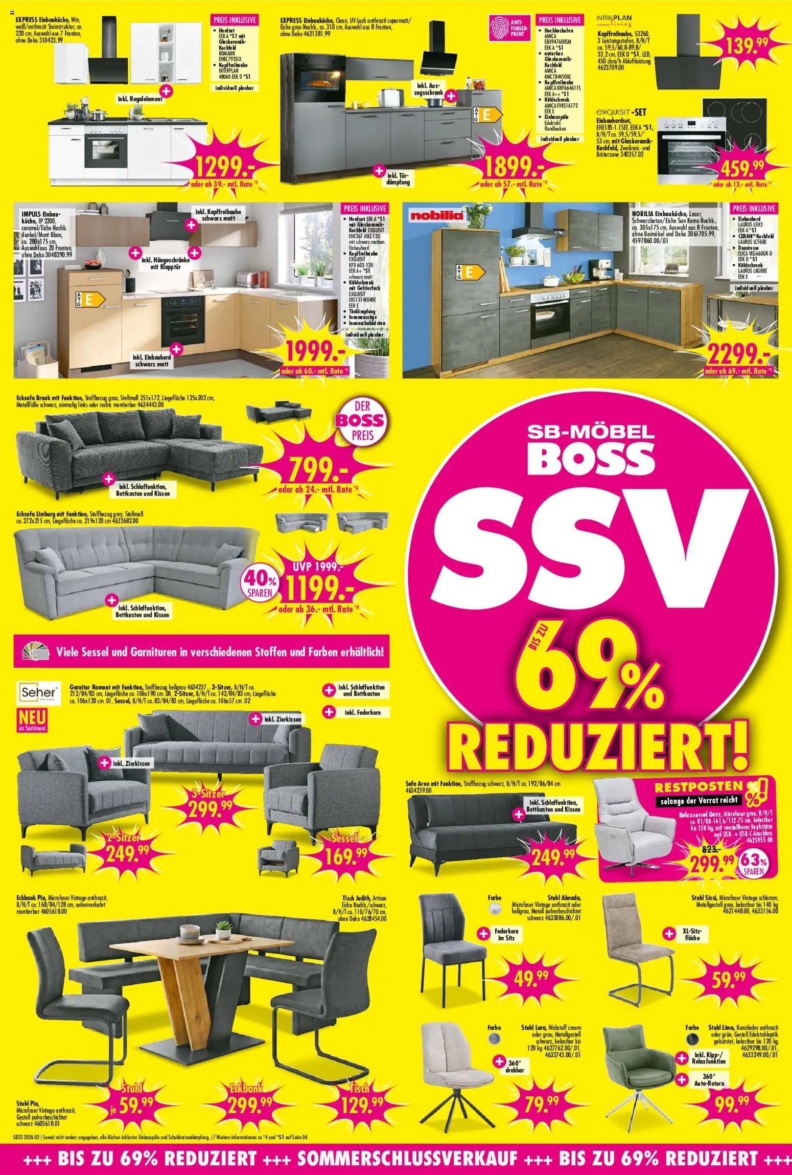 SB Möbel Boss Prospekt