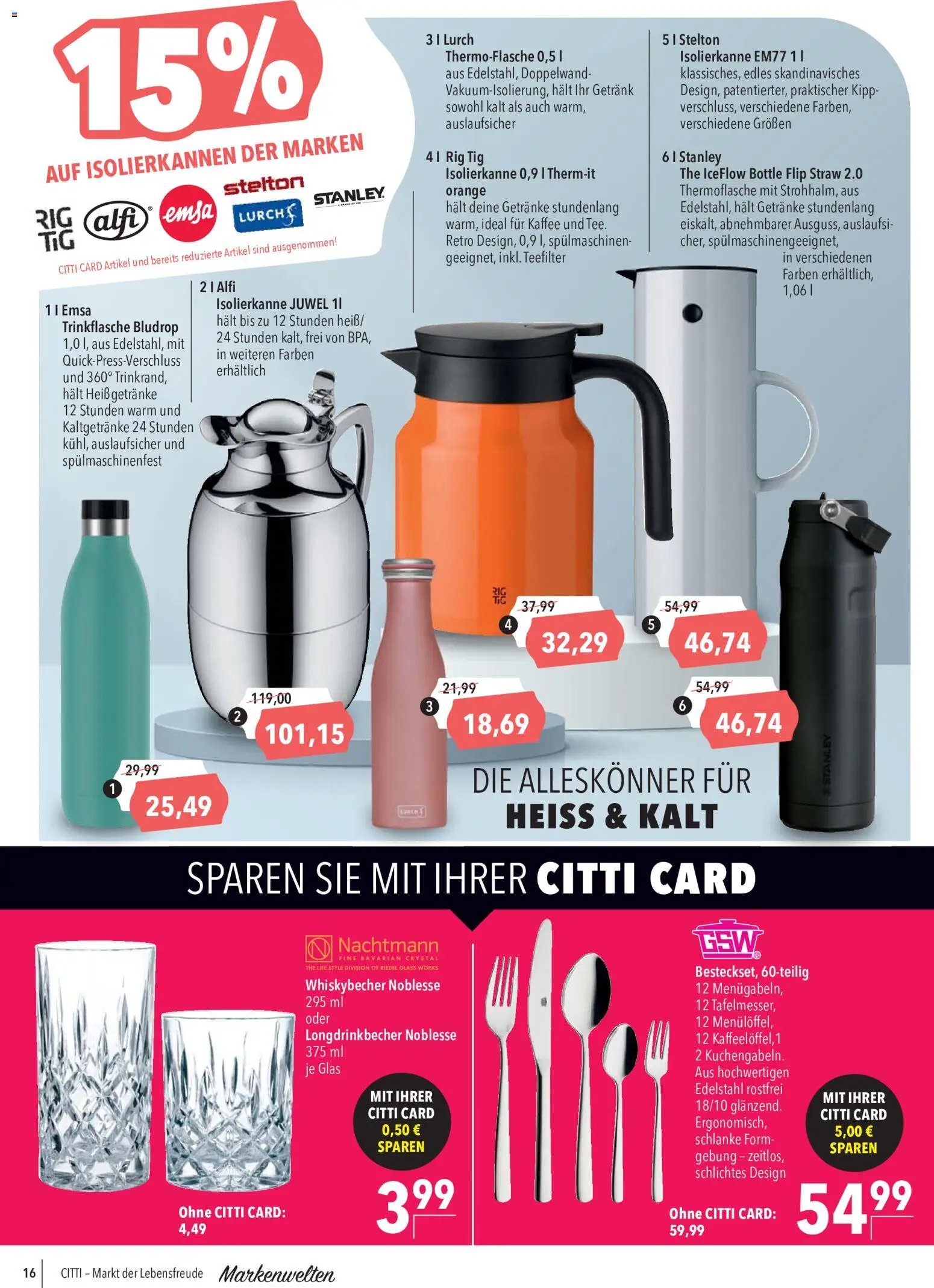 CITTI Markt Marken Welten
