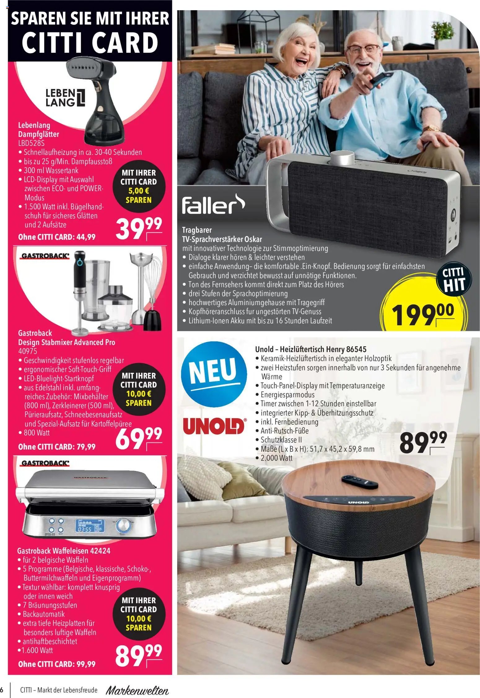 CITTI Markt Marken Welten