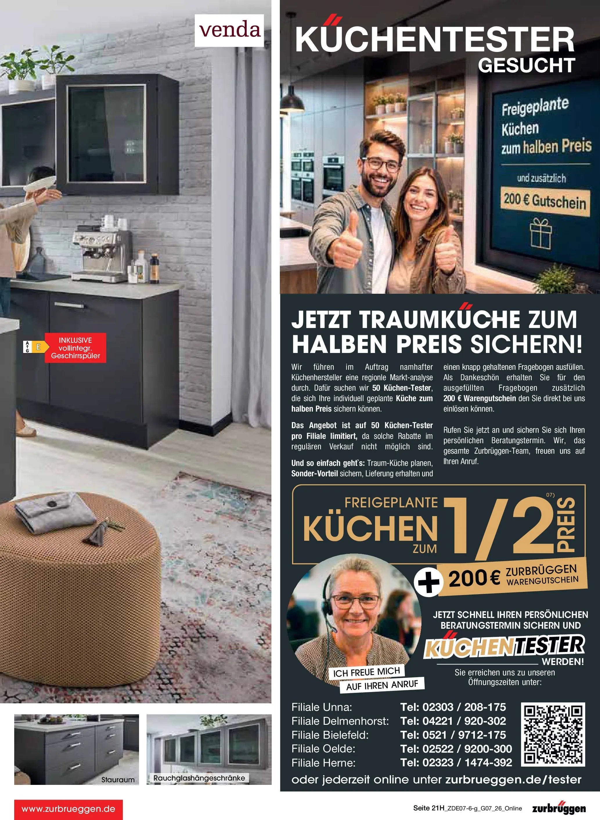 Zurbrüggen Sonderverkauf