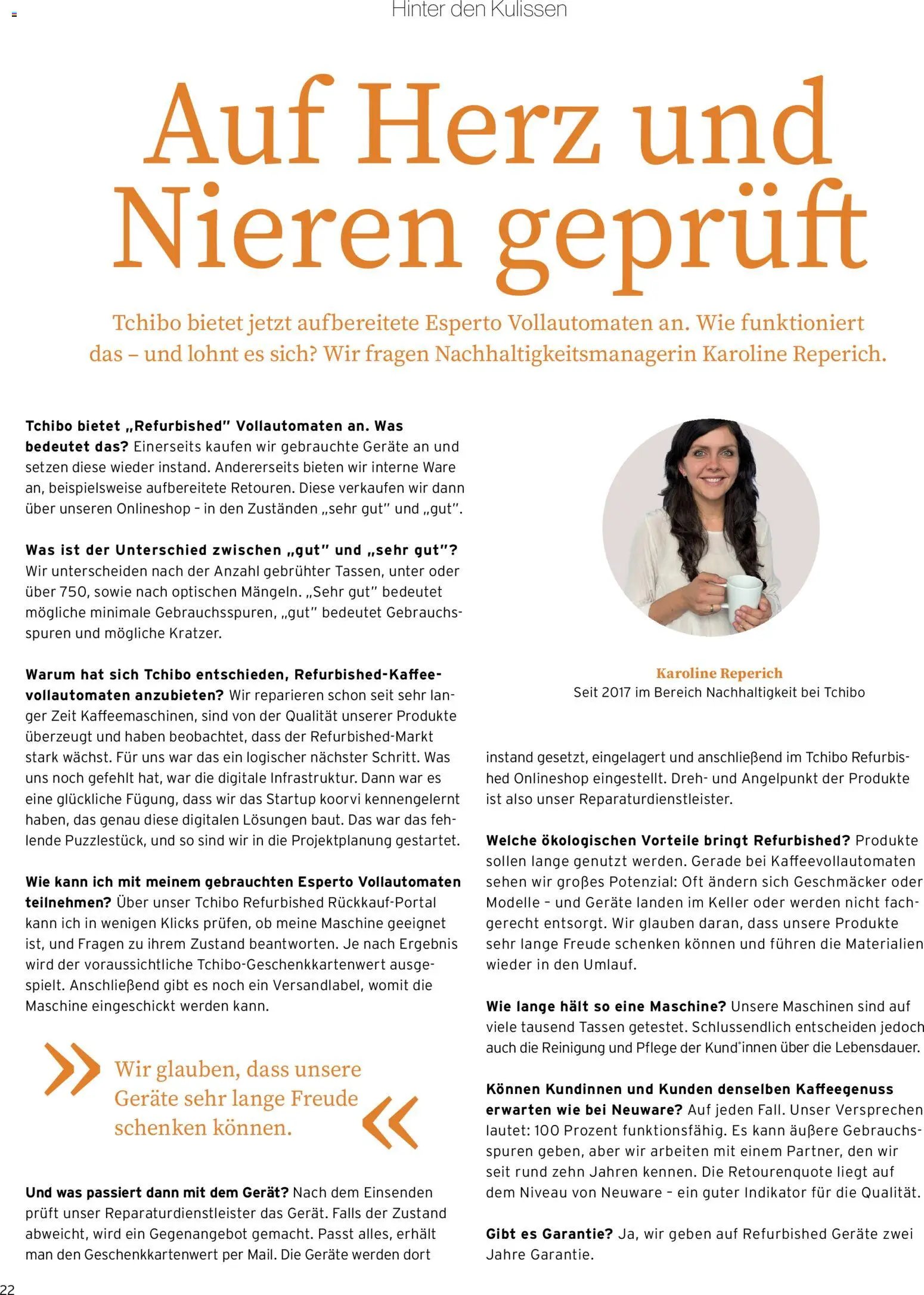 Tchibo Magazin Momente