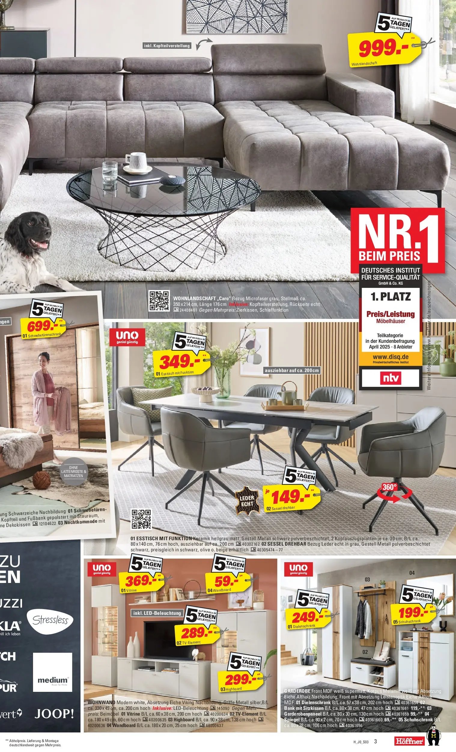 Höffner - Höffner: Möbelangebote