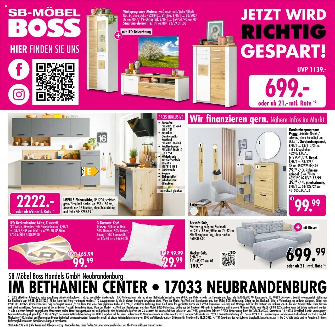 SB Möbel Boss Prospekt Neubrandenburg (2025-08-02 - 2025-08-08) | 12