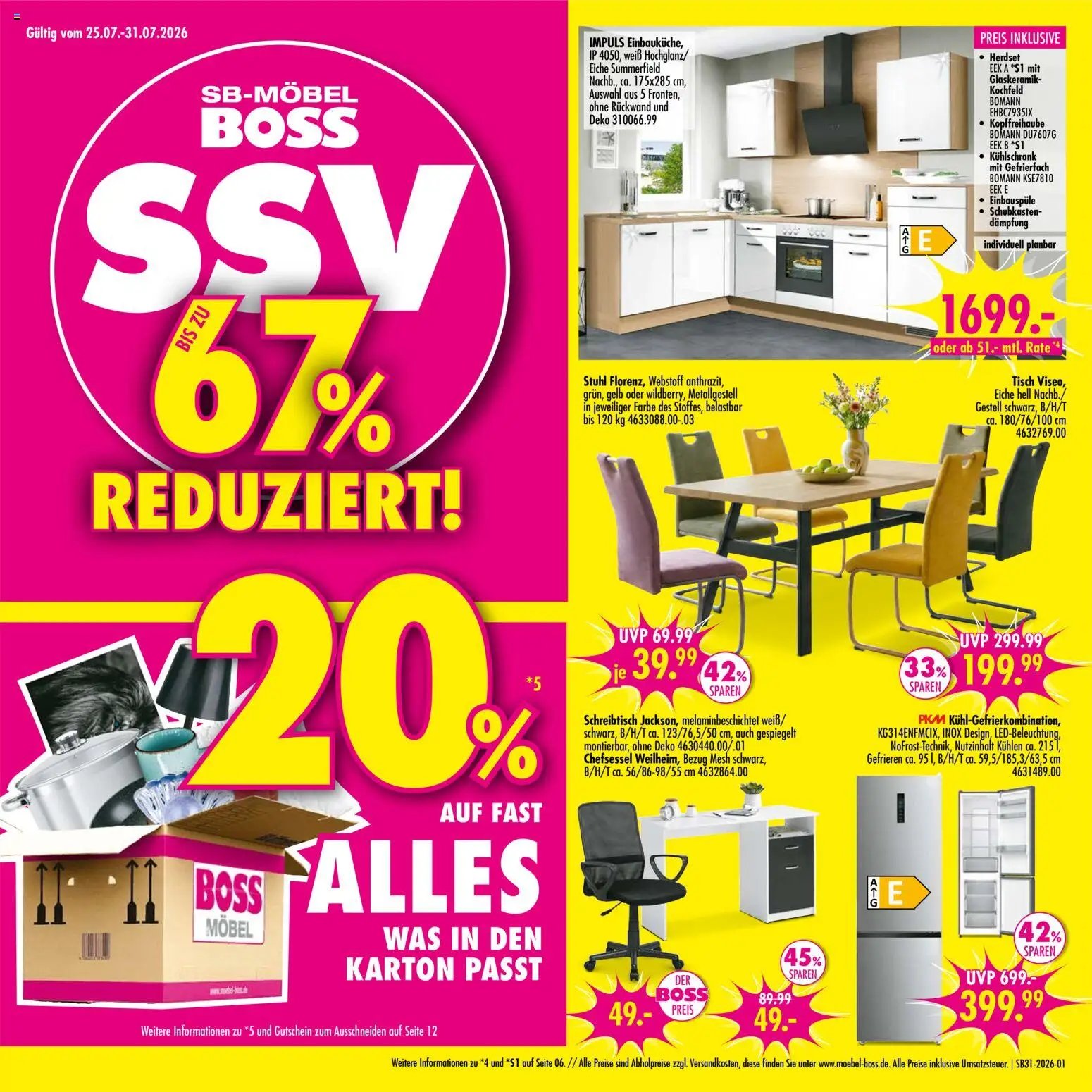 SB Möbel Boss Prospekt
