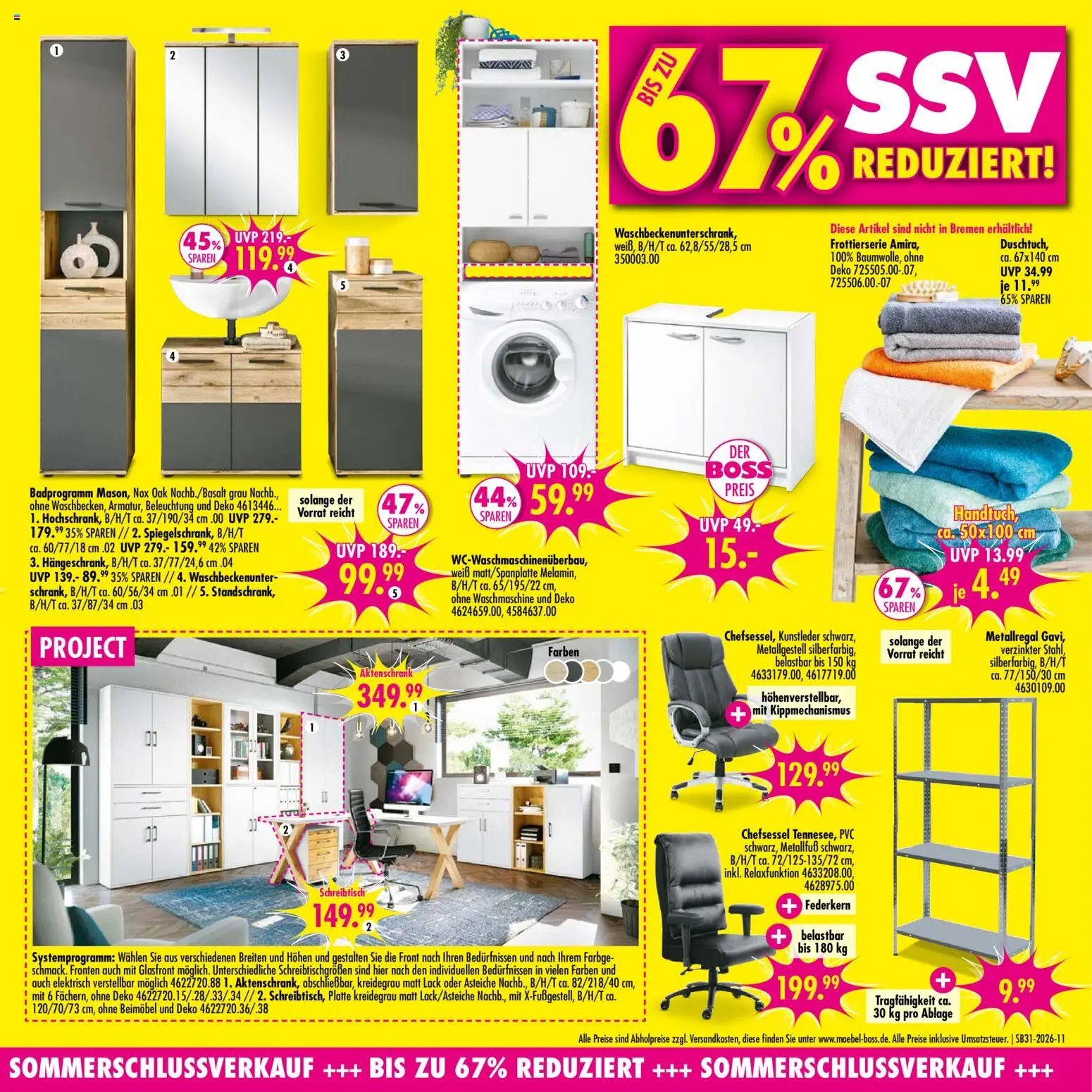 SB Möbel Boss Prospekt