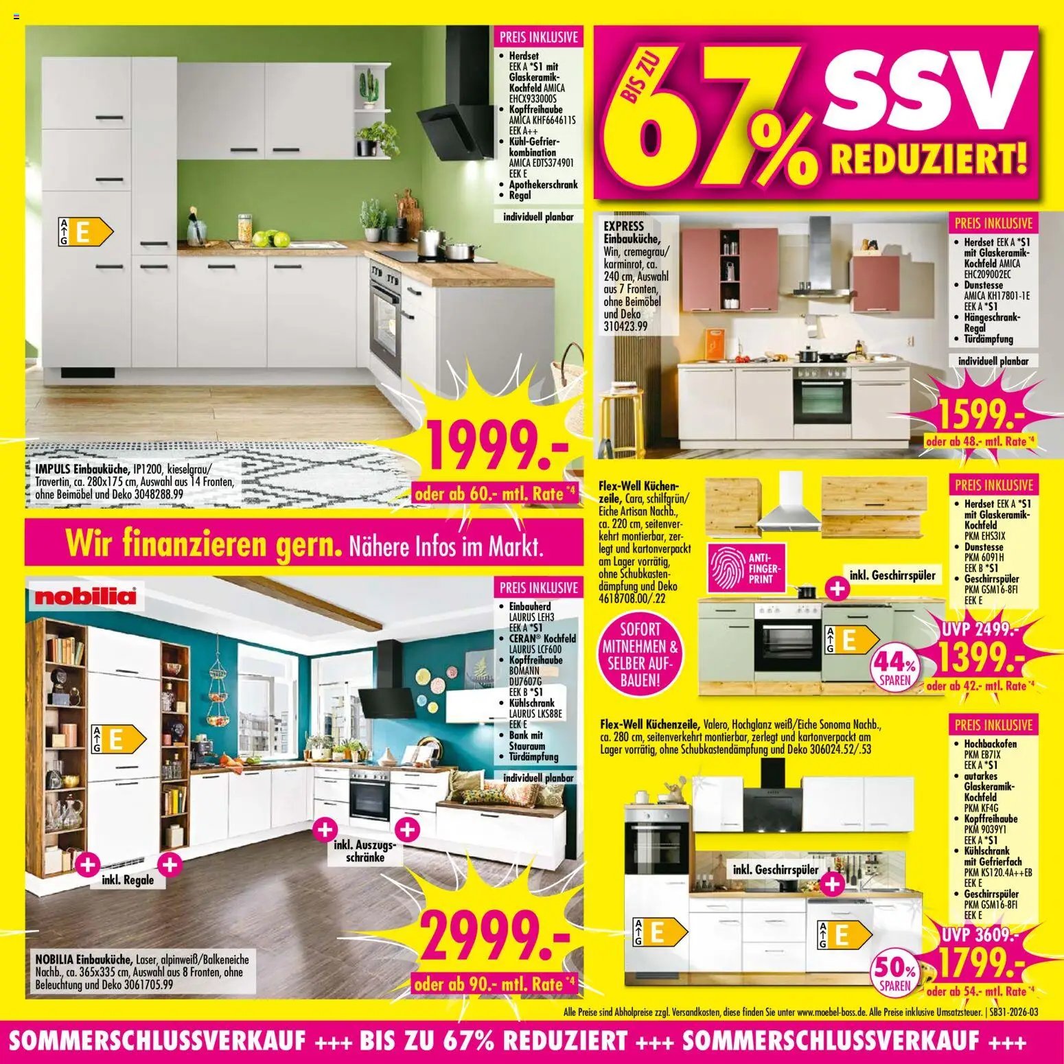 SB Möbel Boss Prospekt