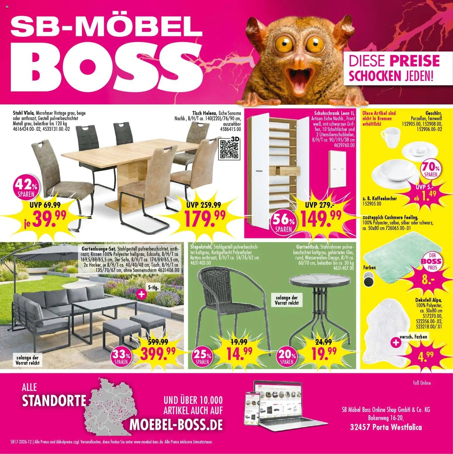 SB Möbel Boss Prospekt 	