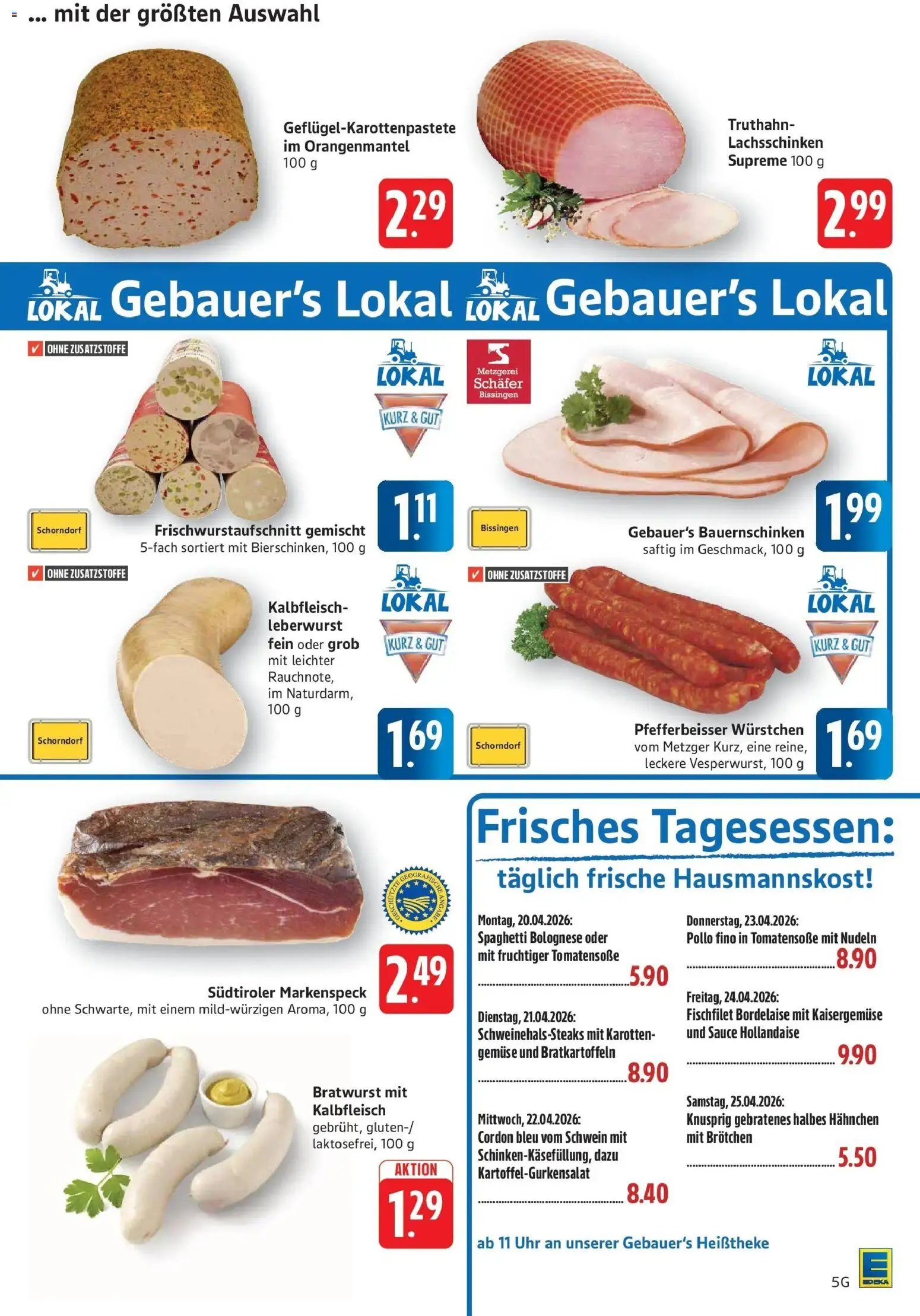 Edeka prospekt Geislingen	