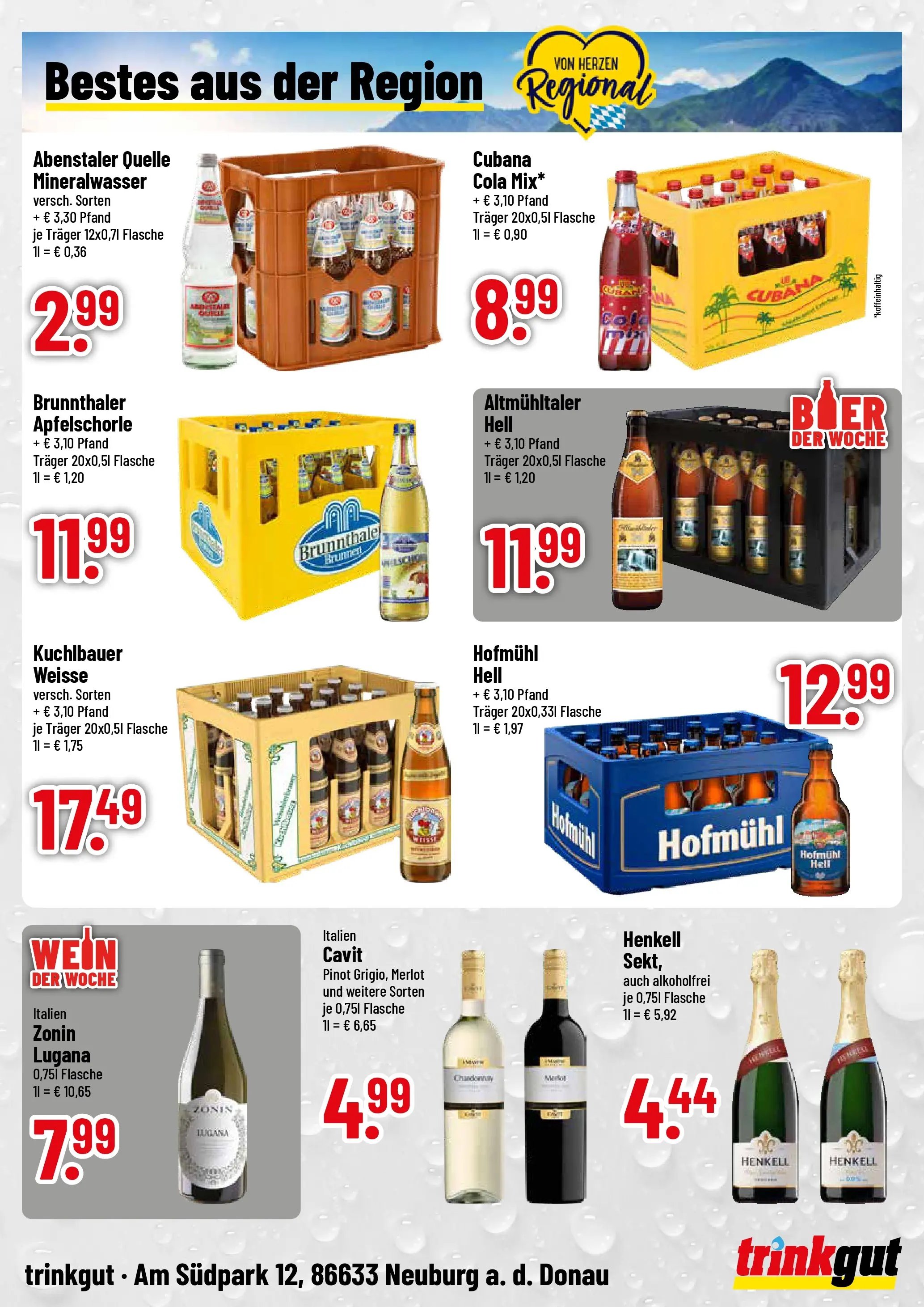 Trinkgut Prospekt Neuburg An Der Donau	