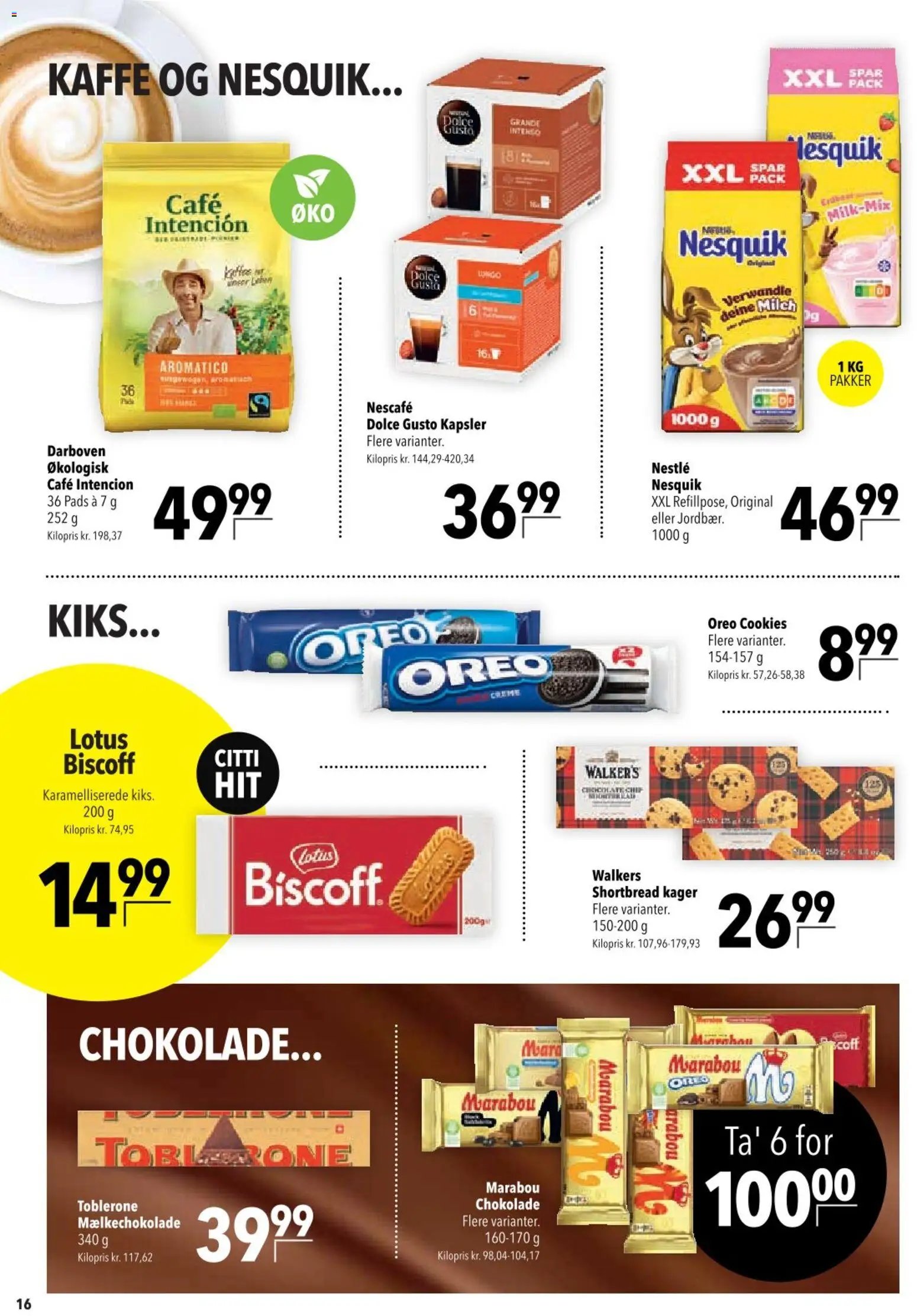 CITTI Markt Dänemark-Werbung